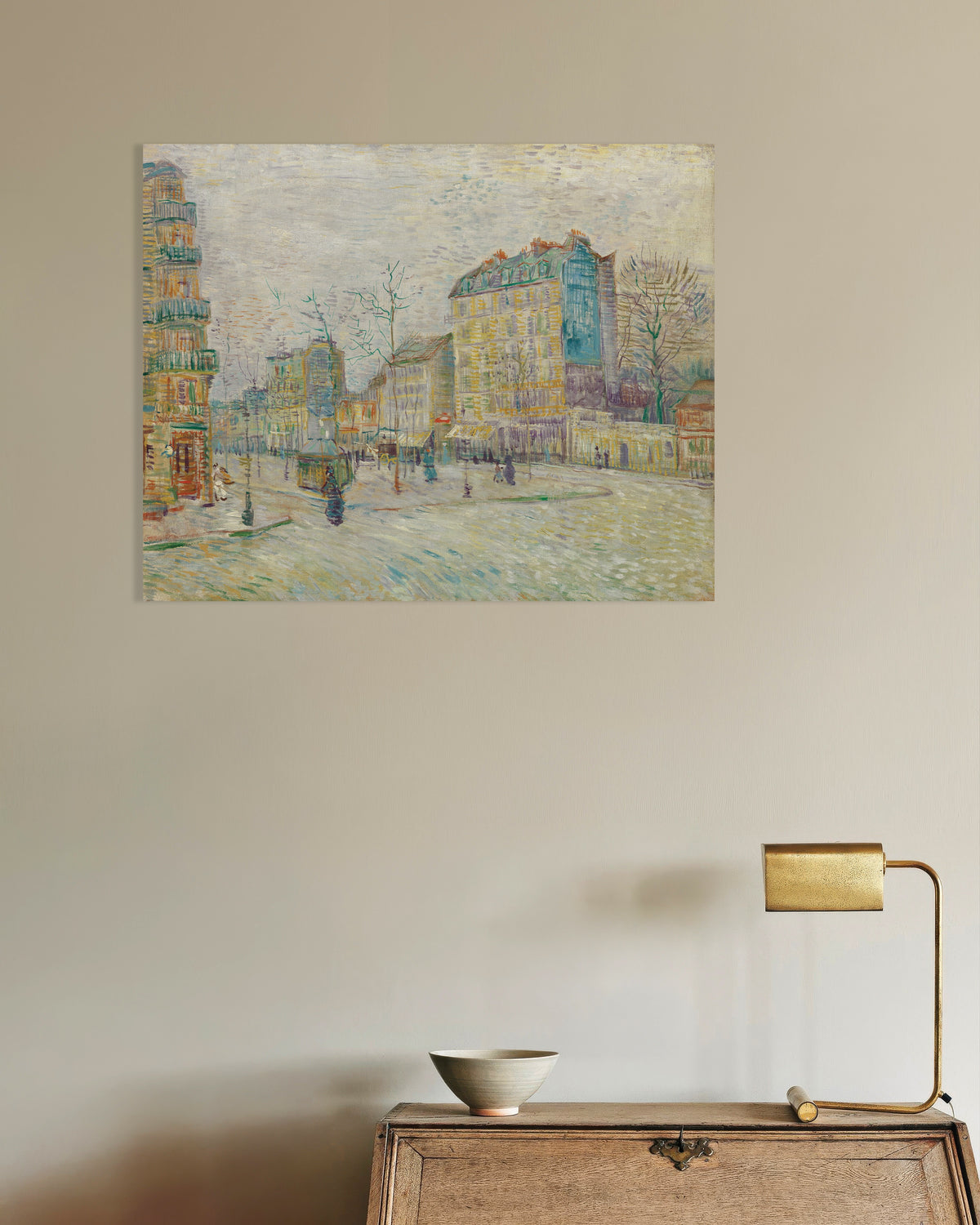 Poster de Boulevard de Clichy (1887) de Vincent van Gogh