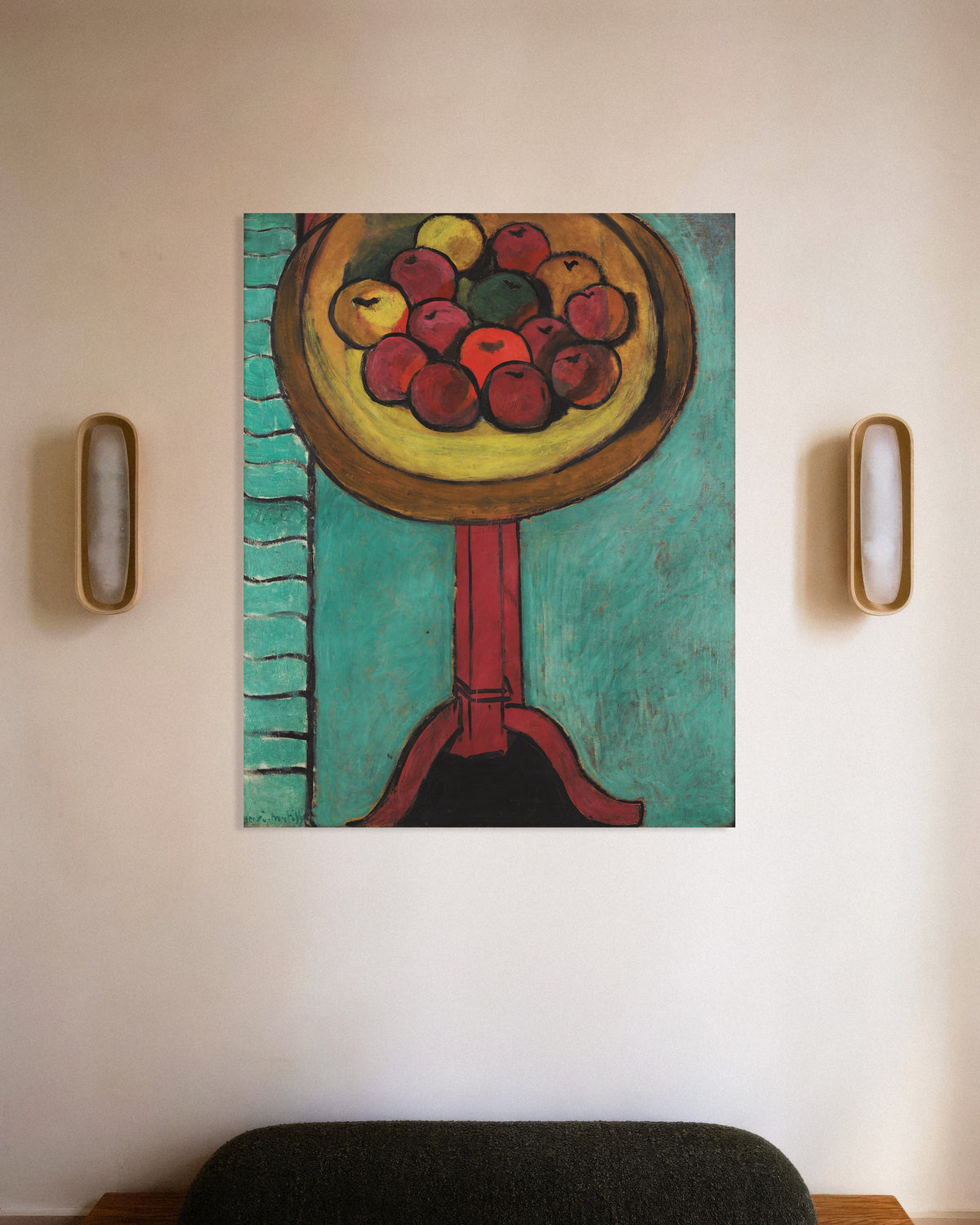 Poster de Bol de pommes sur une table (1916), Henri Matisse