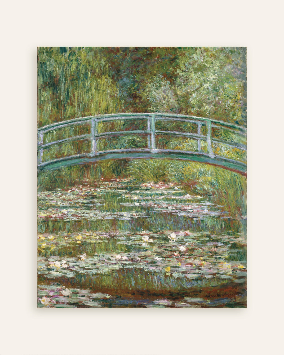 Affiche Pont sur le bassin aux nymphéas (1899) de Claude Monet, miniature