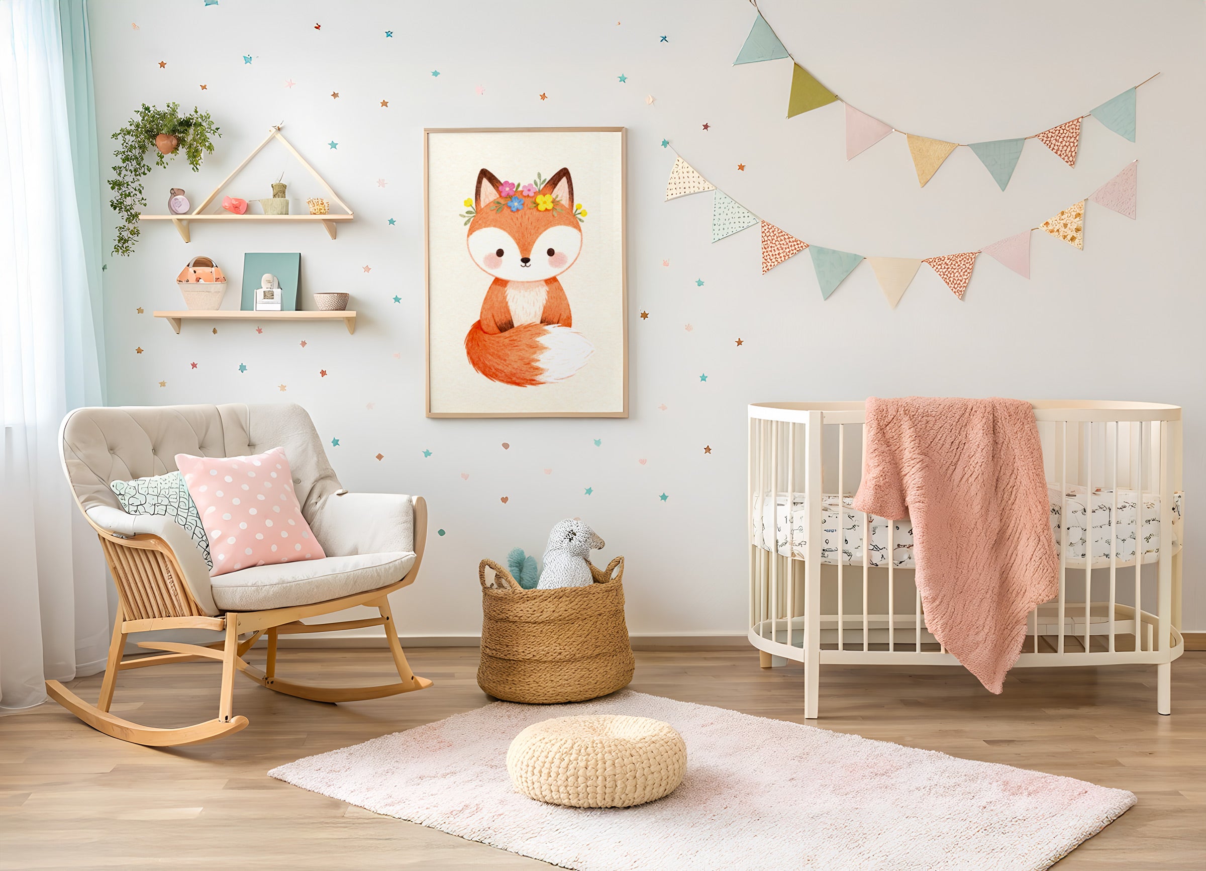 Fuchs Poster – Kinderzimmer Wanddekoration