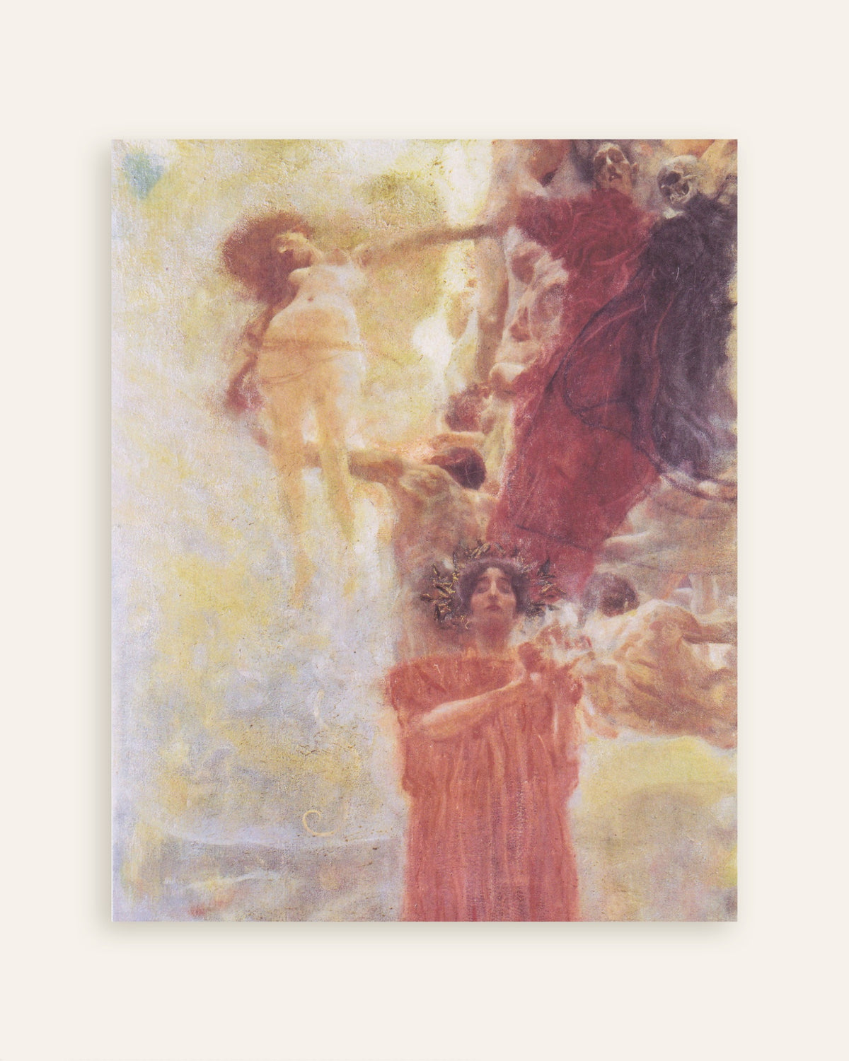 Poster Kompositionsentwurf zur Medizin (1897–1898) von Gustav Klimt, Vorschaubild