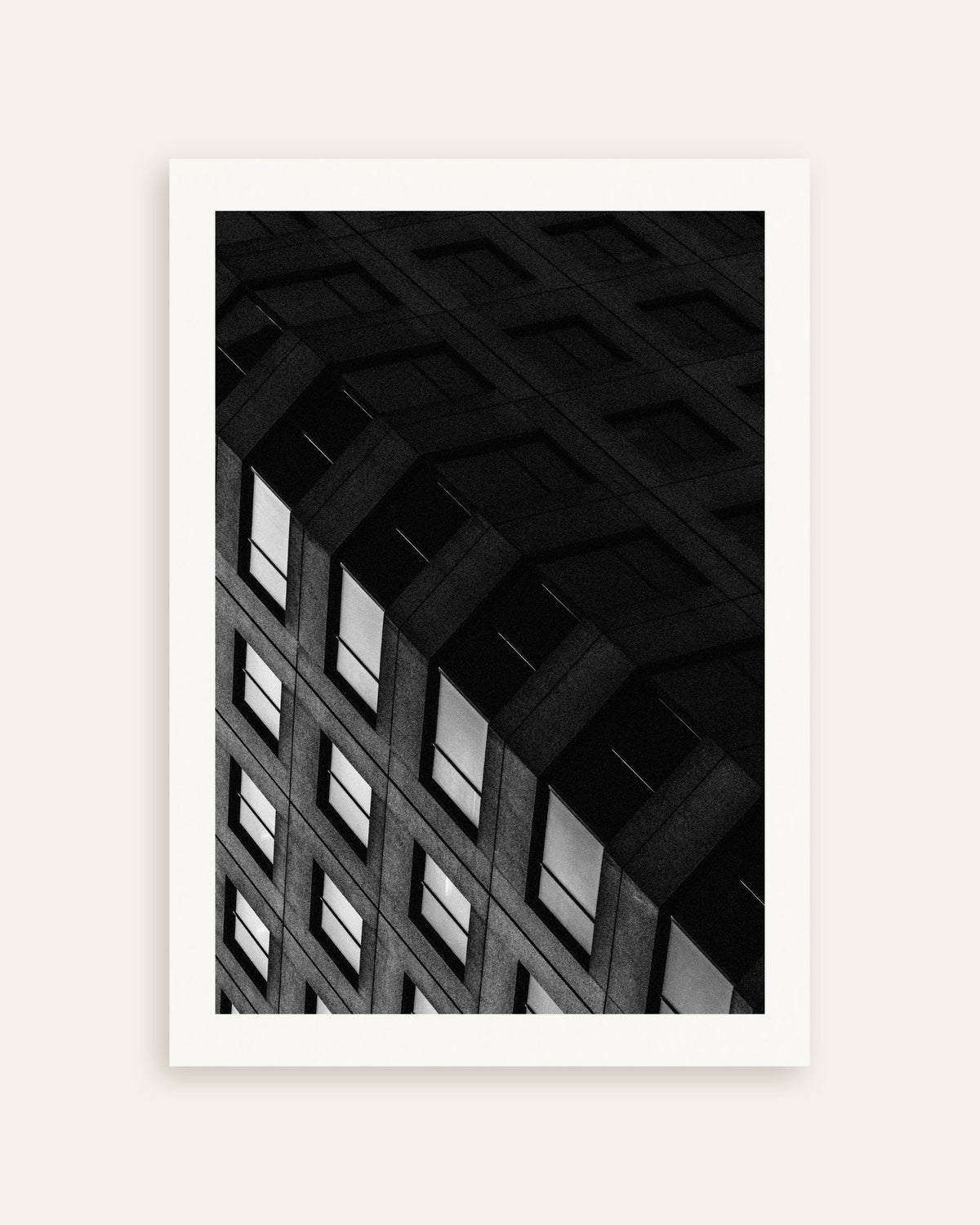 Poster «Griglia di cemento di notte», miniatura