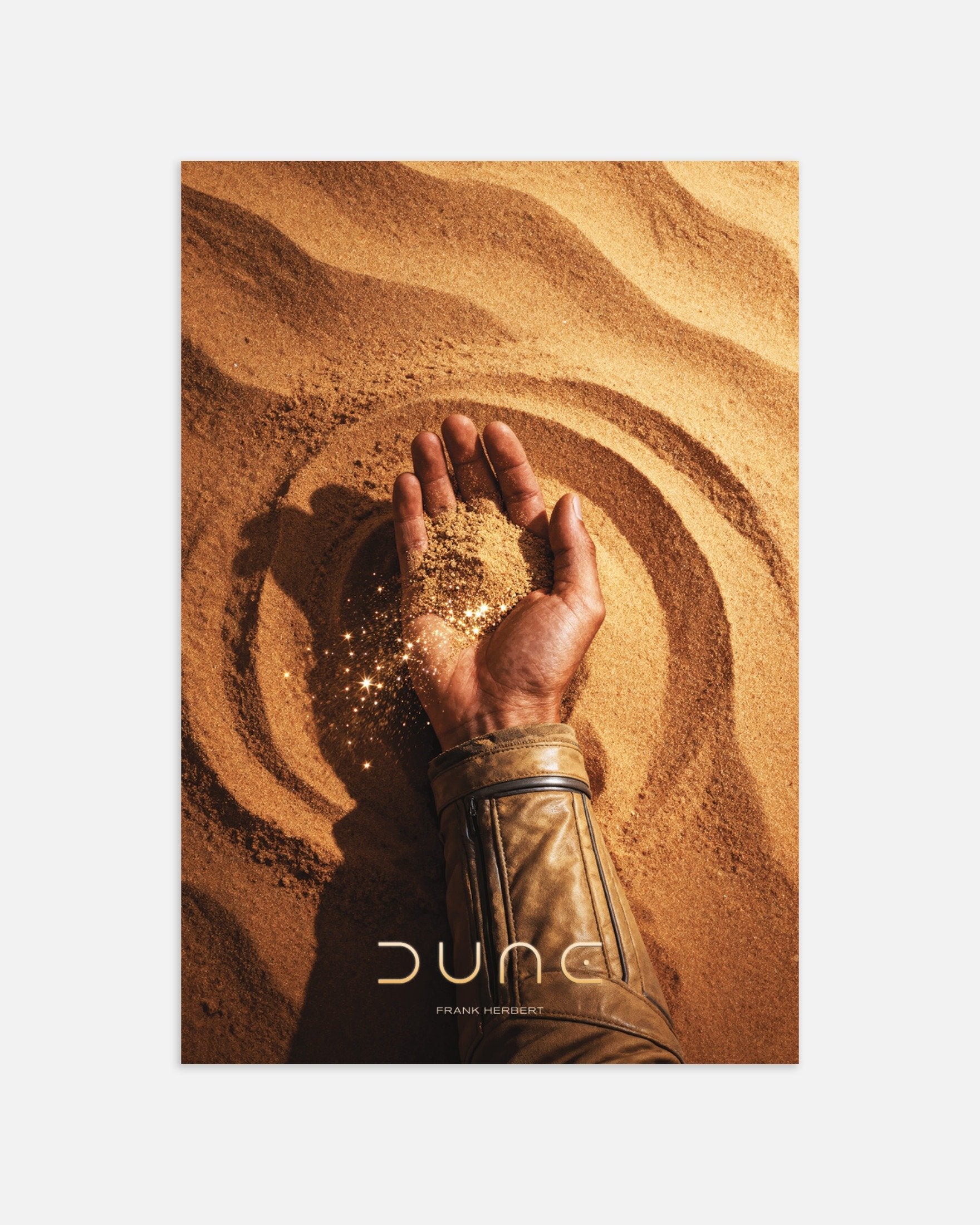Poster of Desert Hand Poster, Dune, Sci-Fi Sand Art Print, thumbnail