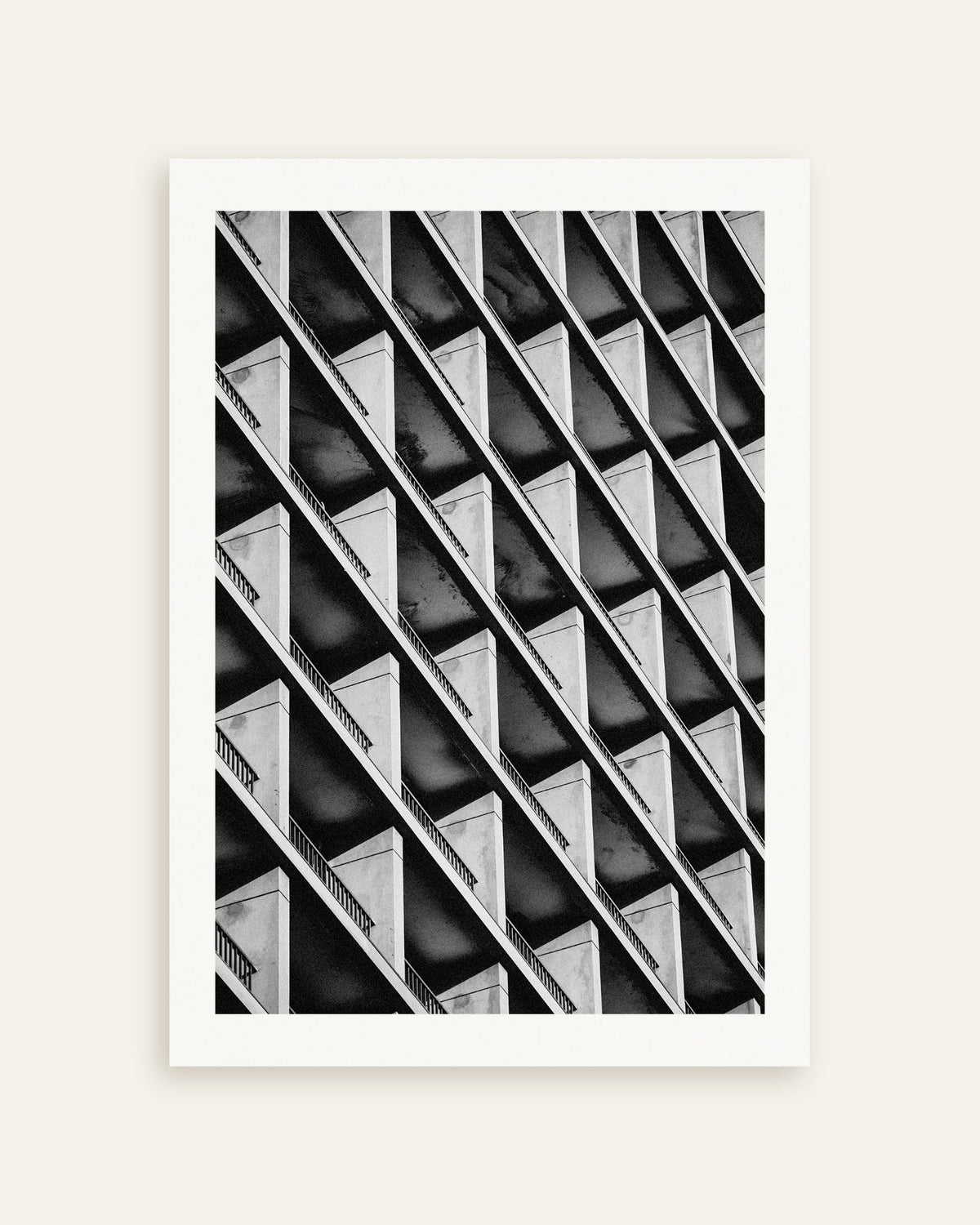 Poster „Diagonaler Rhythmus der Balkone“, Miniaturansicht