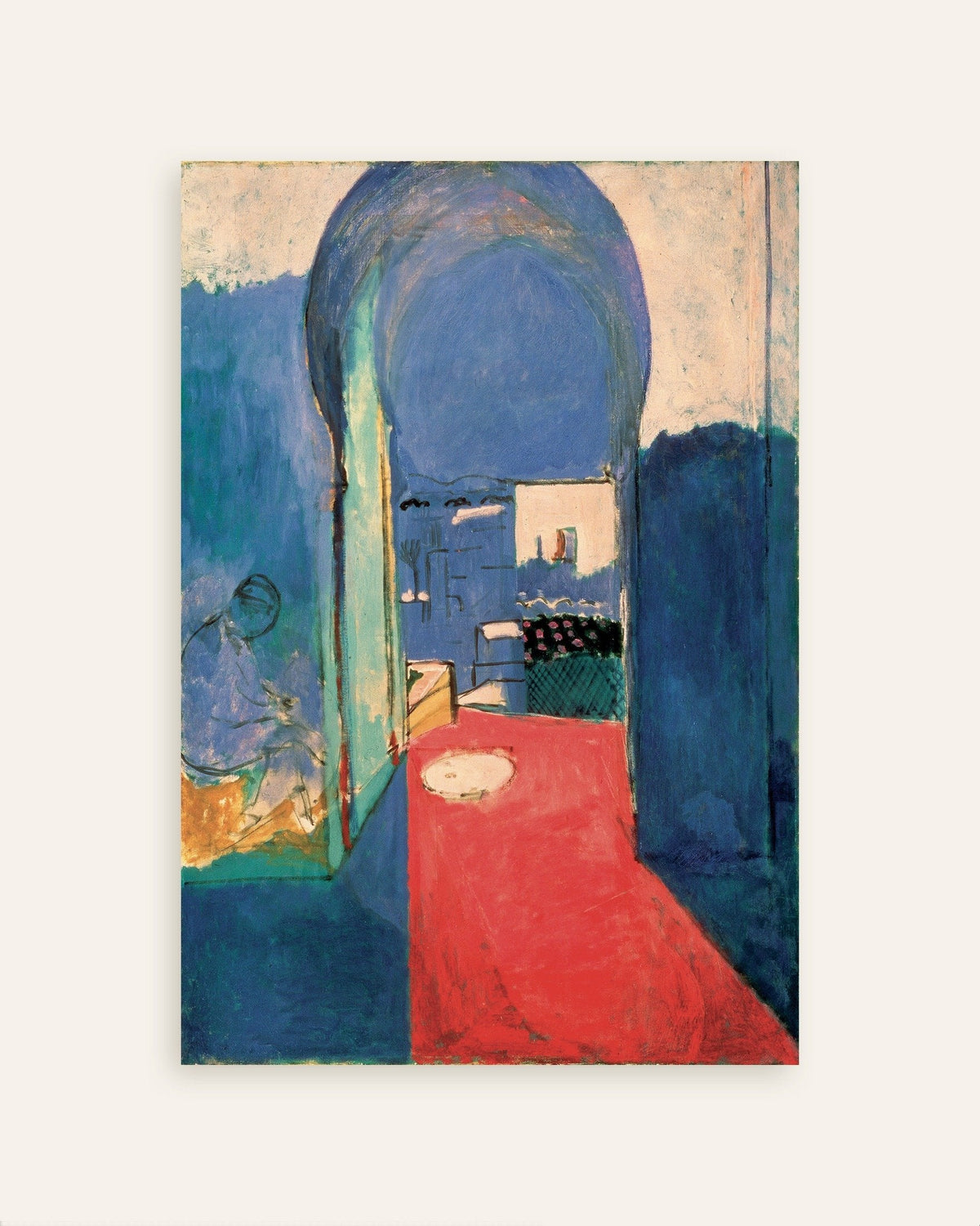 Poster de Entrée de la Kasbah (1912) par Henri Matisse, vignette