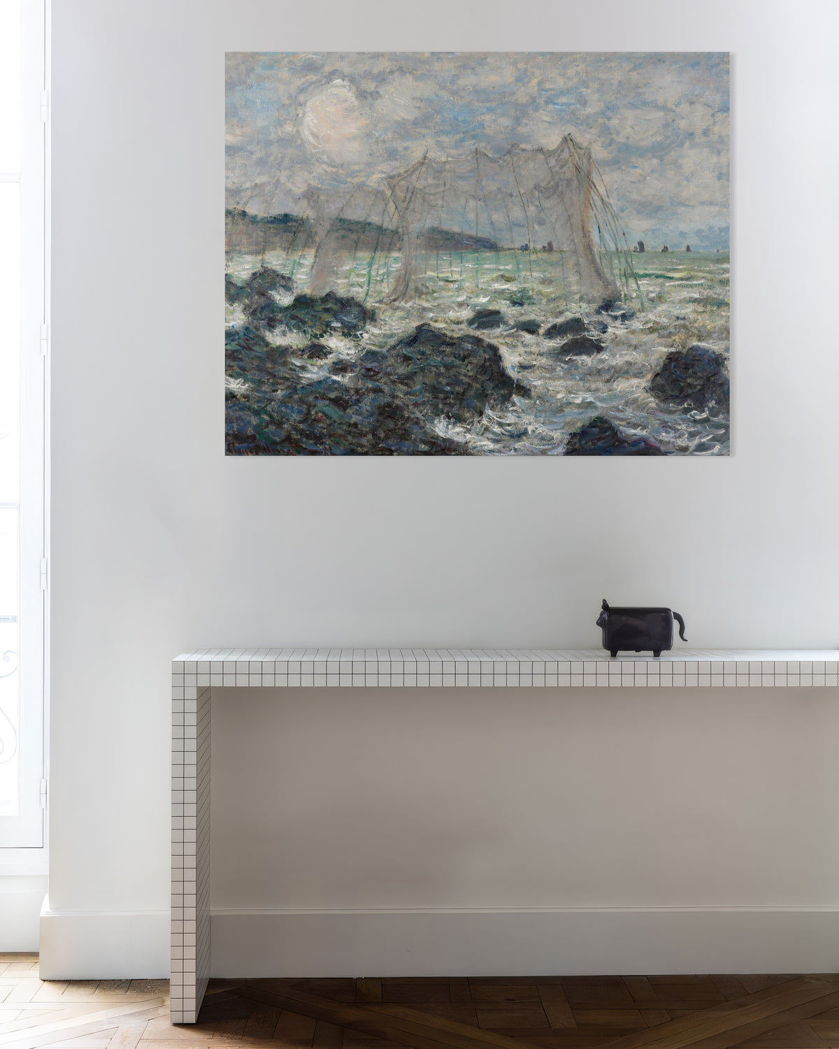 Affiche Filets de pêche à Pourville (1882) de Claude Monet