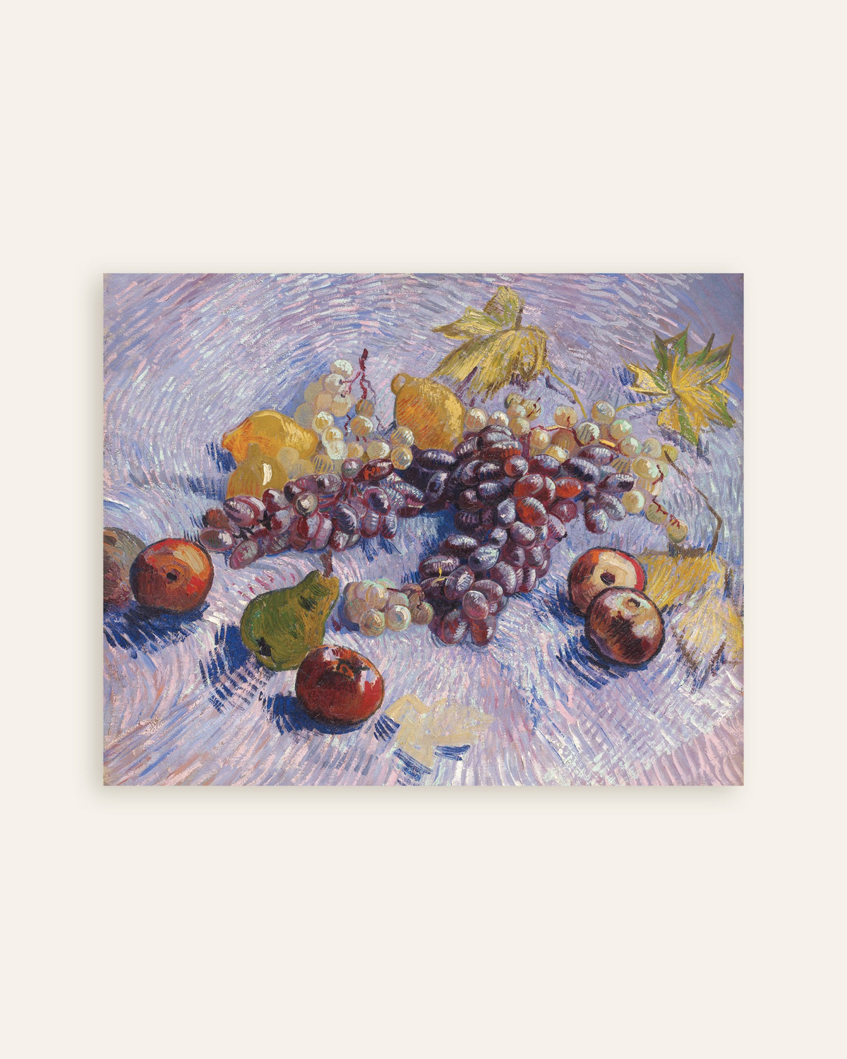 Poster di Uva, limoni, pere e mele (1887) di Vincent van Gogh, miniatura