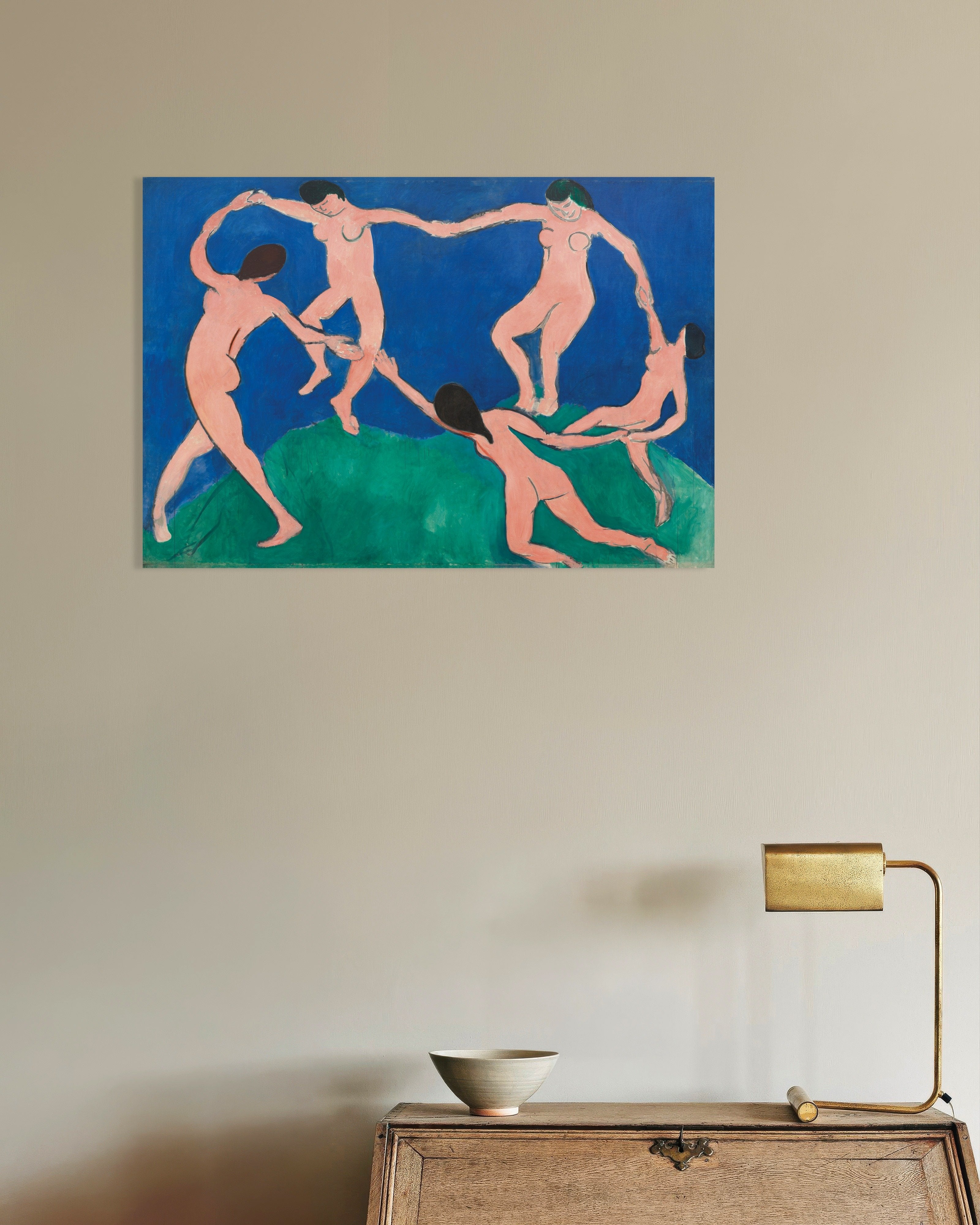 Poster of Henri Matisse The dance poster (1909)