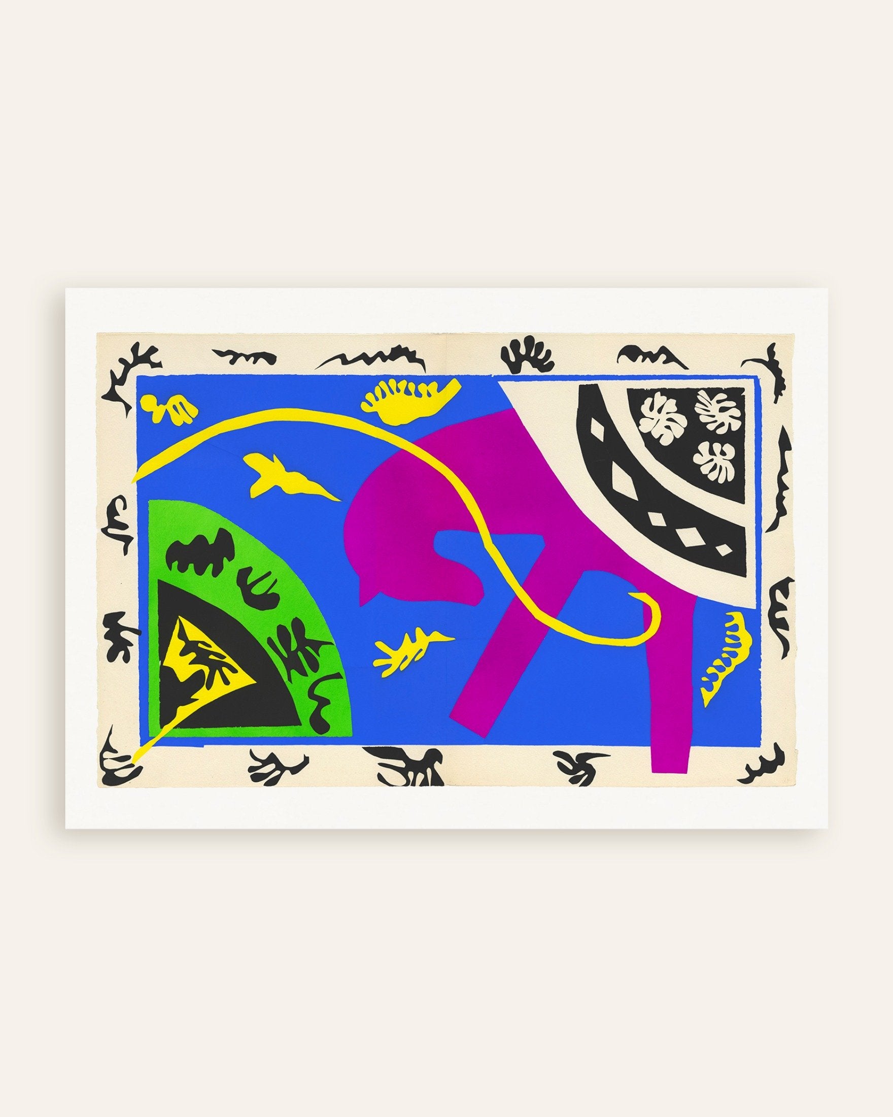 Poster of Horse, Rider, and Clown (1954) by Henri Matisse, thumbnail