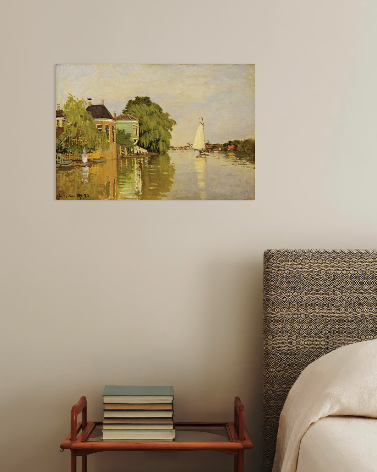 Affiche Maisons sur l'Achterzaan (1871) de Claude Monet