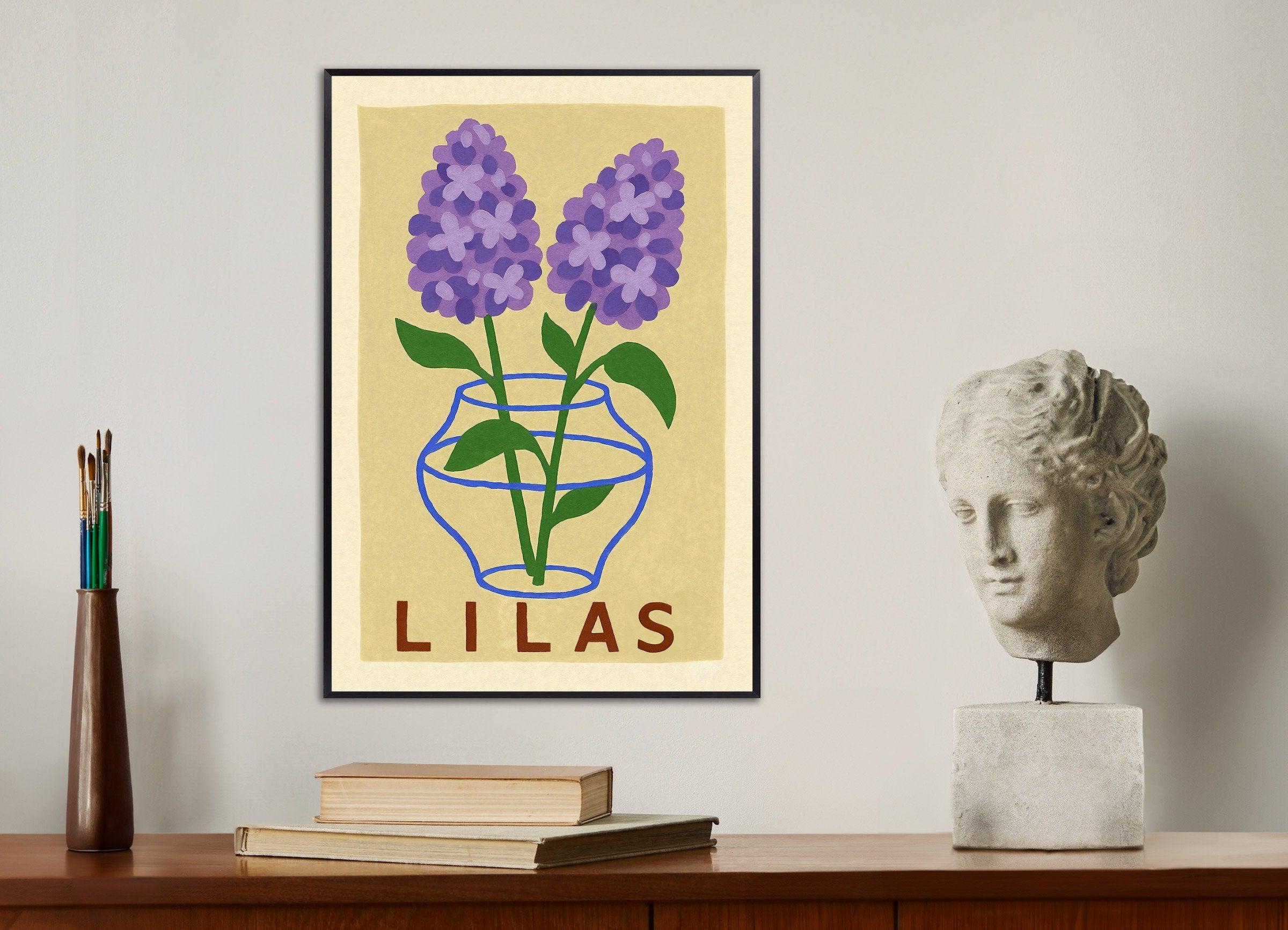 Stampa lilla Poster