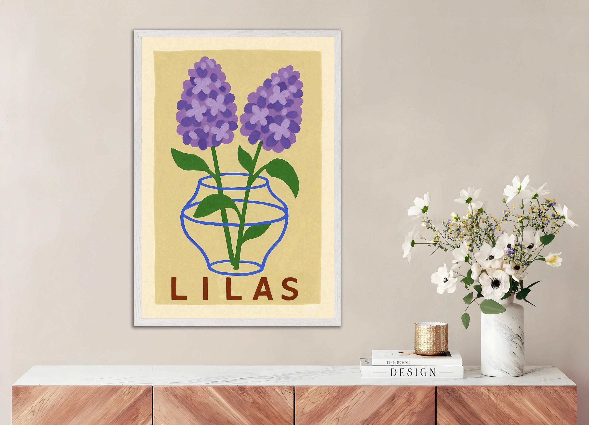Stampa lilla Poster
