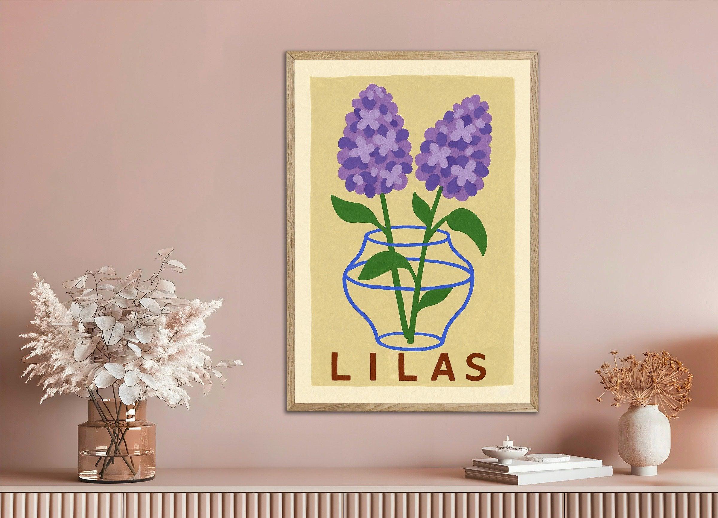 Stampa lilla Poster