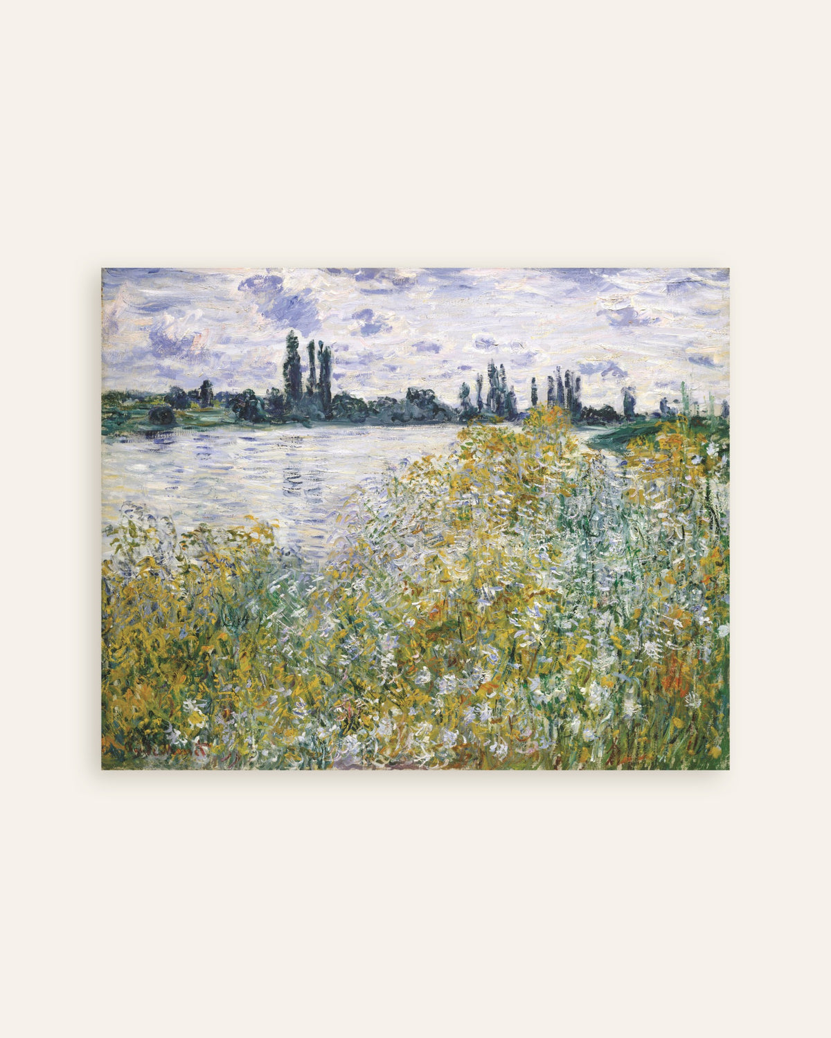 Affiche L'Île aux Fleurs près de Vétheuil (1880) de Claude Monet, miniature
