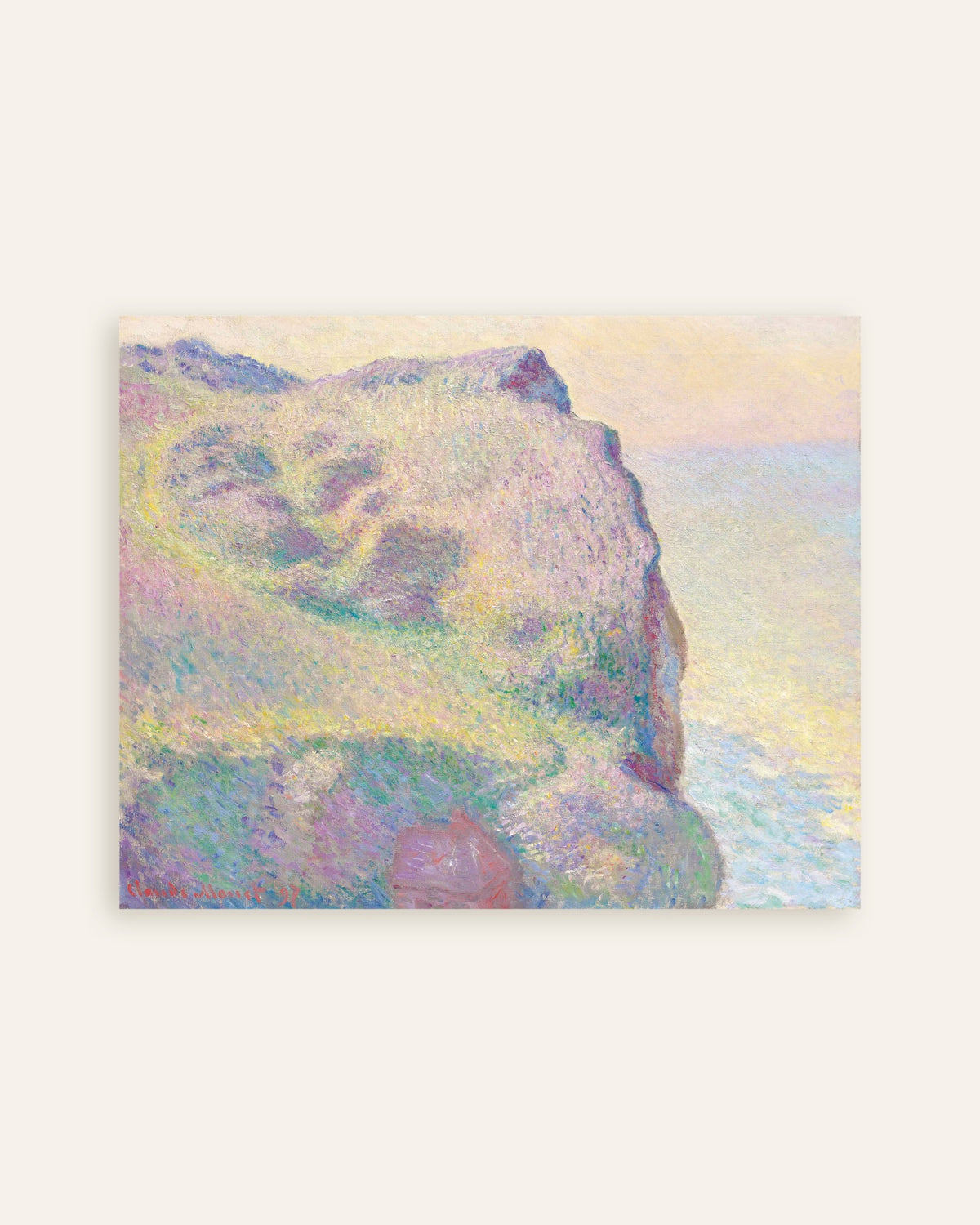 Affiche La Pointe du Petit Ailly (1897) de Claude Monet, miniature