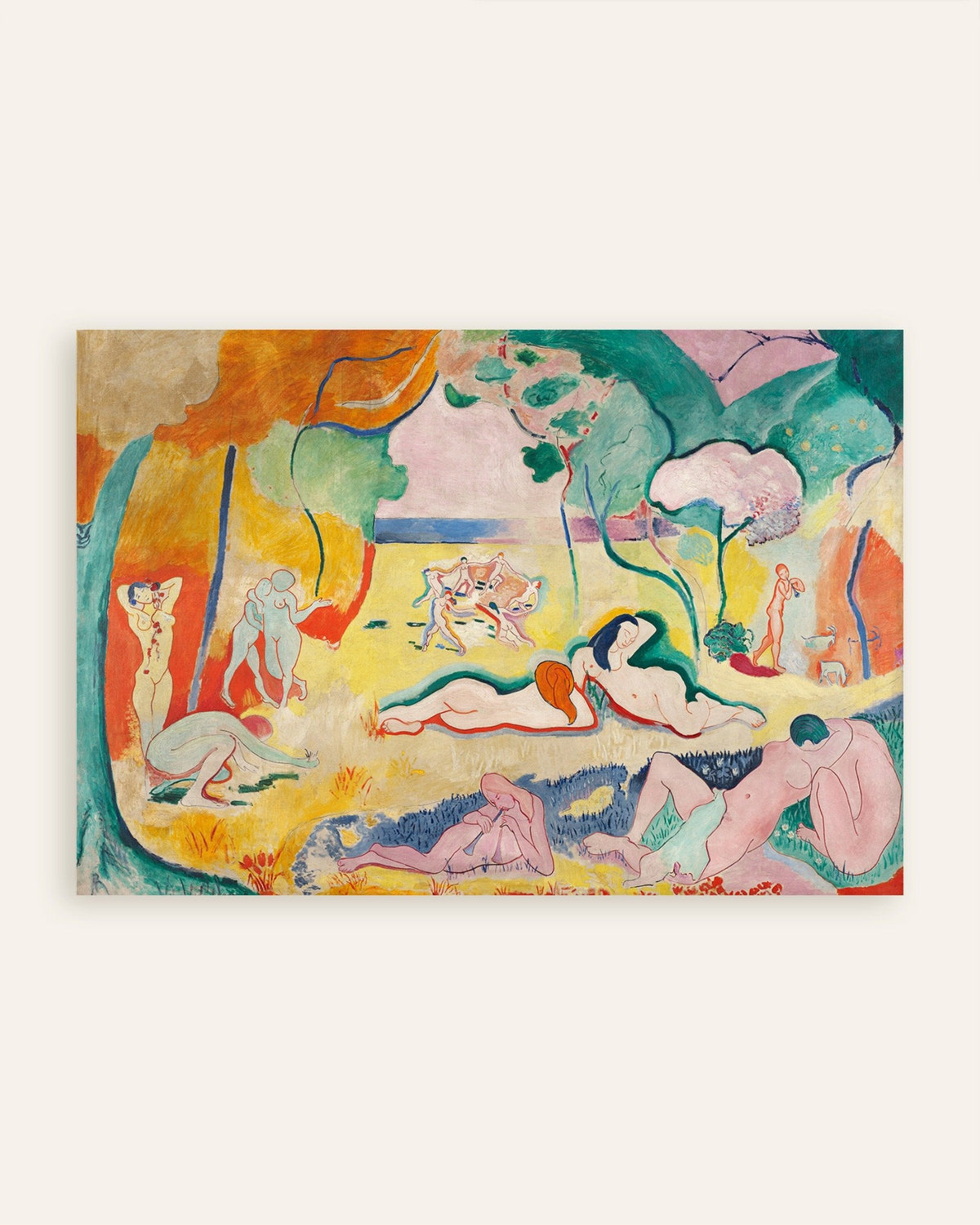 Poster de Le bonheur de vivre (La Joie de vivre) - (1905) par Henri Matisse, vignette