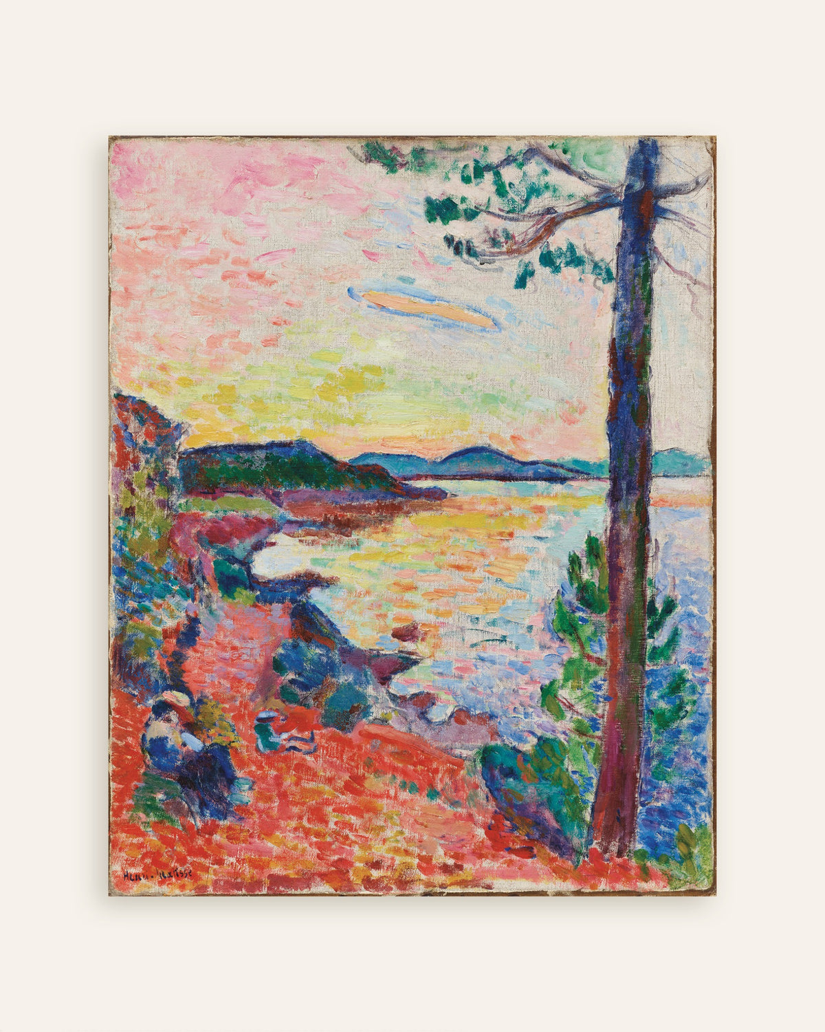 Poster de Le Goûter, Le Golfe de Saint-Tropez (1904), Henri Matisse, vignette