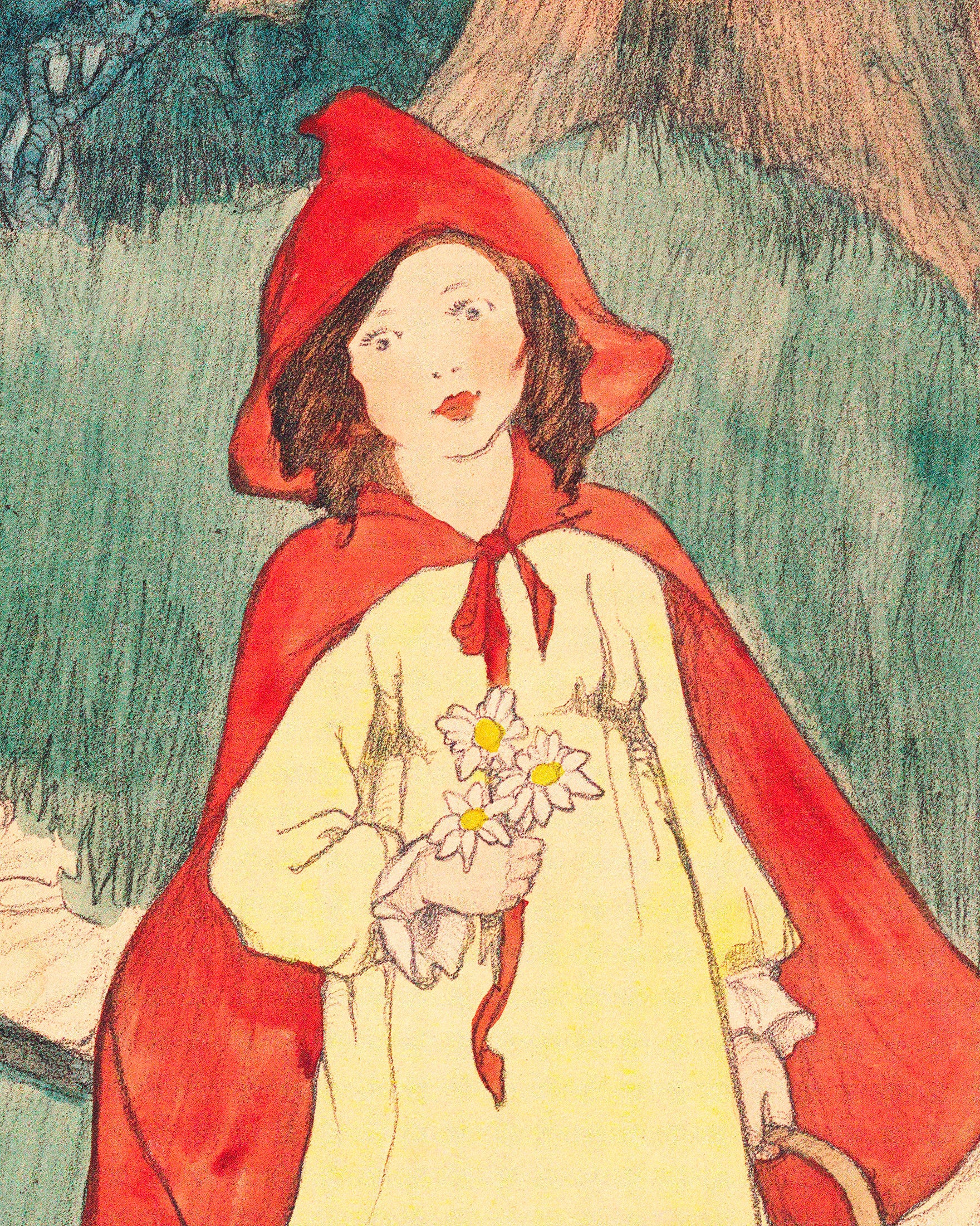 Affiche le Petit Chaperon Rouge, vintage