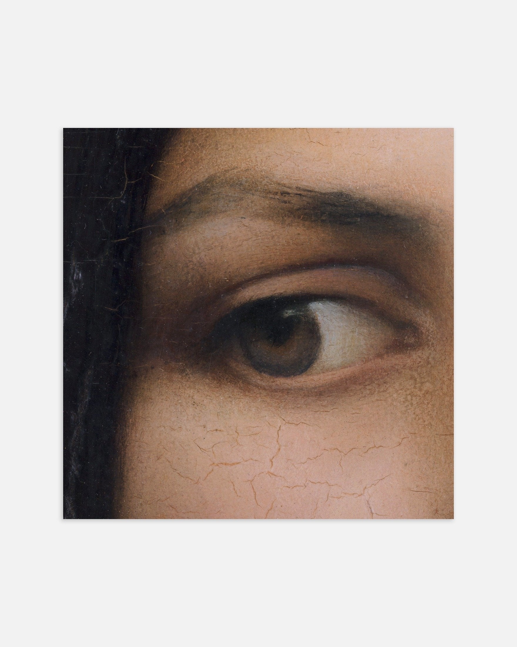 Poster of Louis Janmot "Fleur des Champs" Eye Detail - Classical Portrait Close-Up, thumbnail