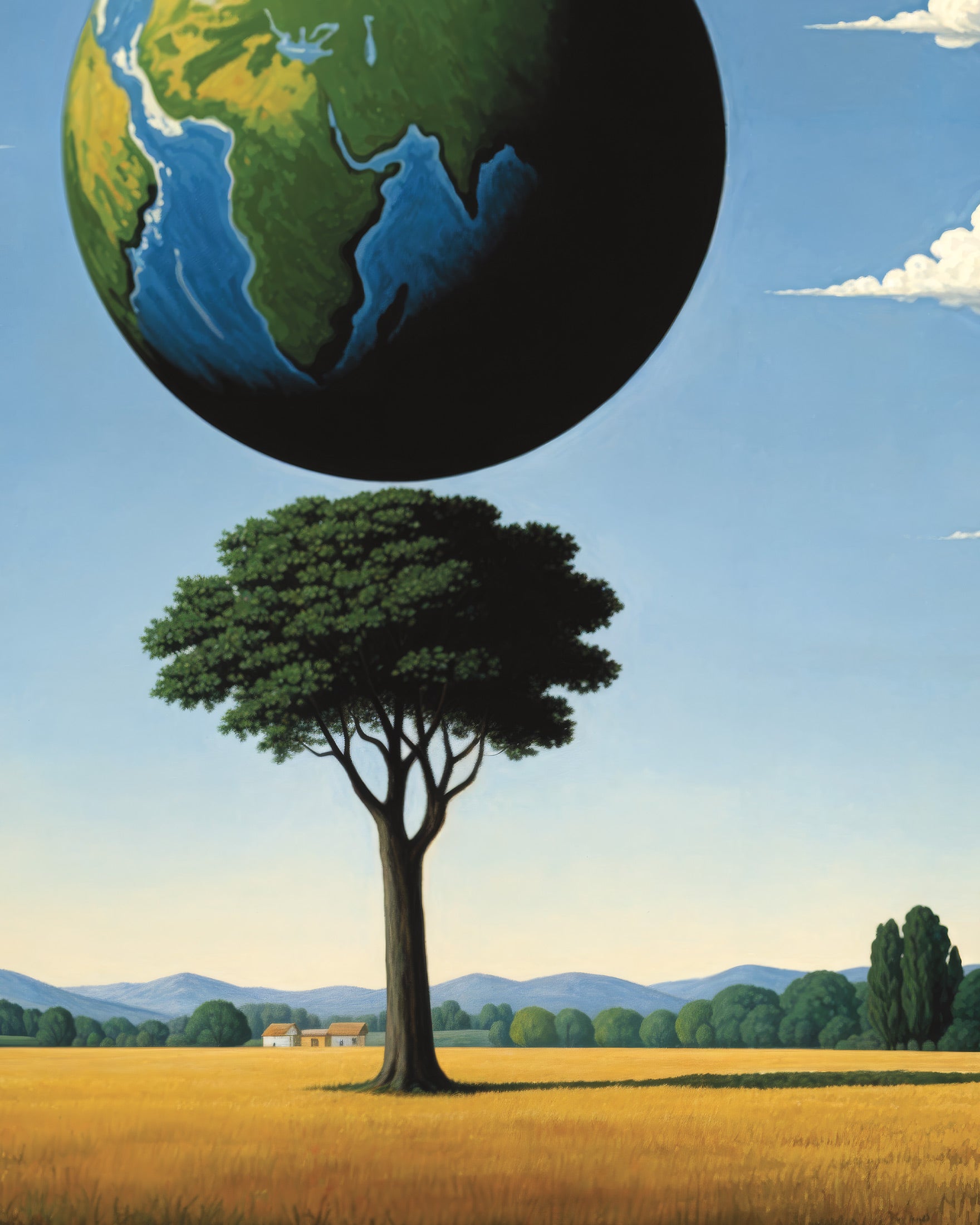 Albero del mondo – poster belga surreale