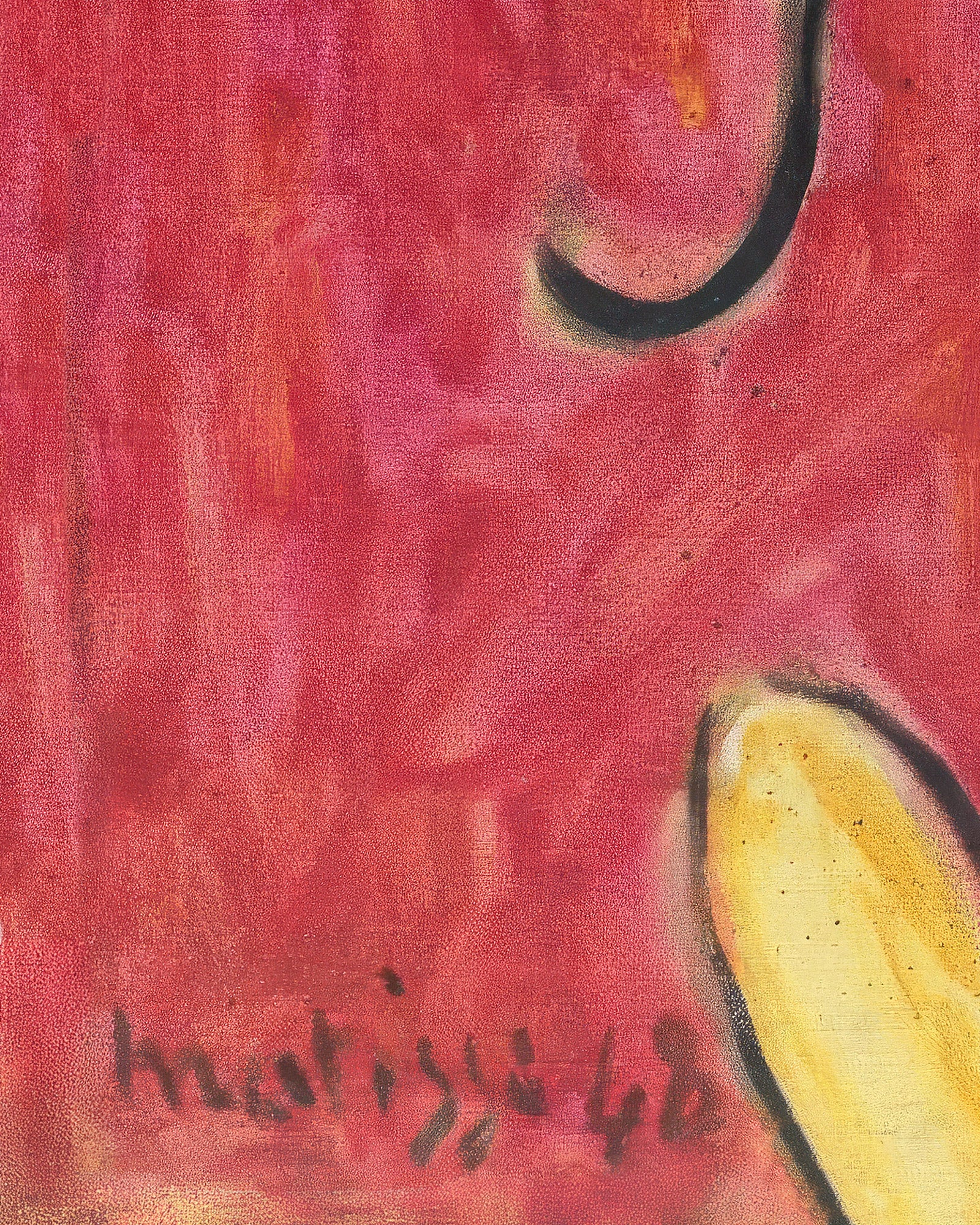 Matisse signature on painting