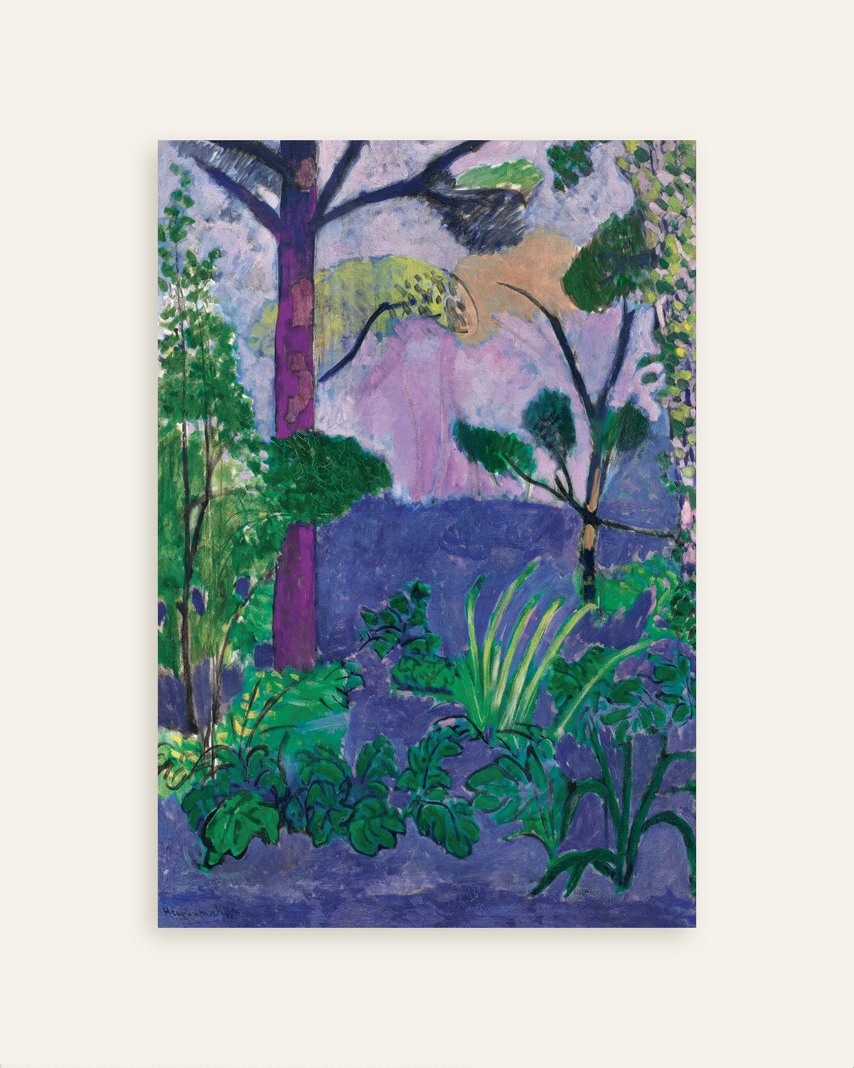 Affiche Paysage marocain (Acanthus) 1912 par Henri Matisse, vignette