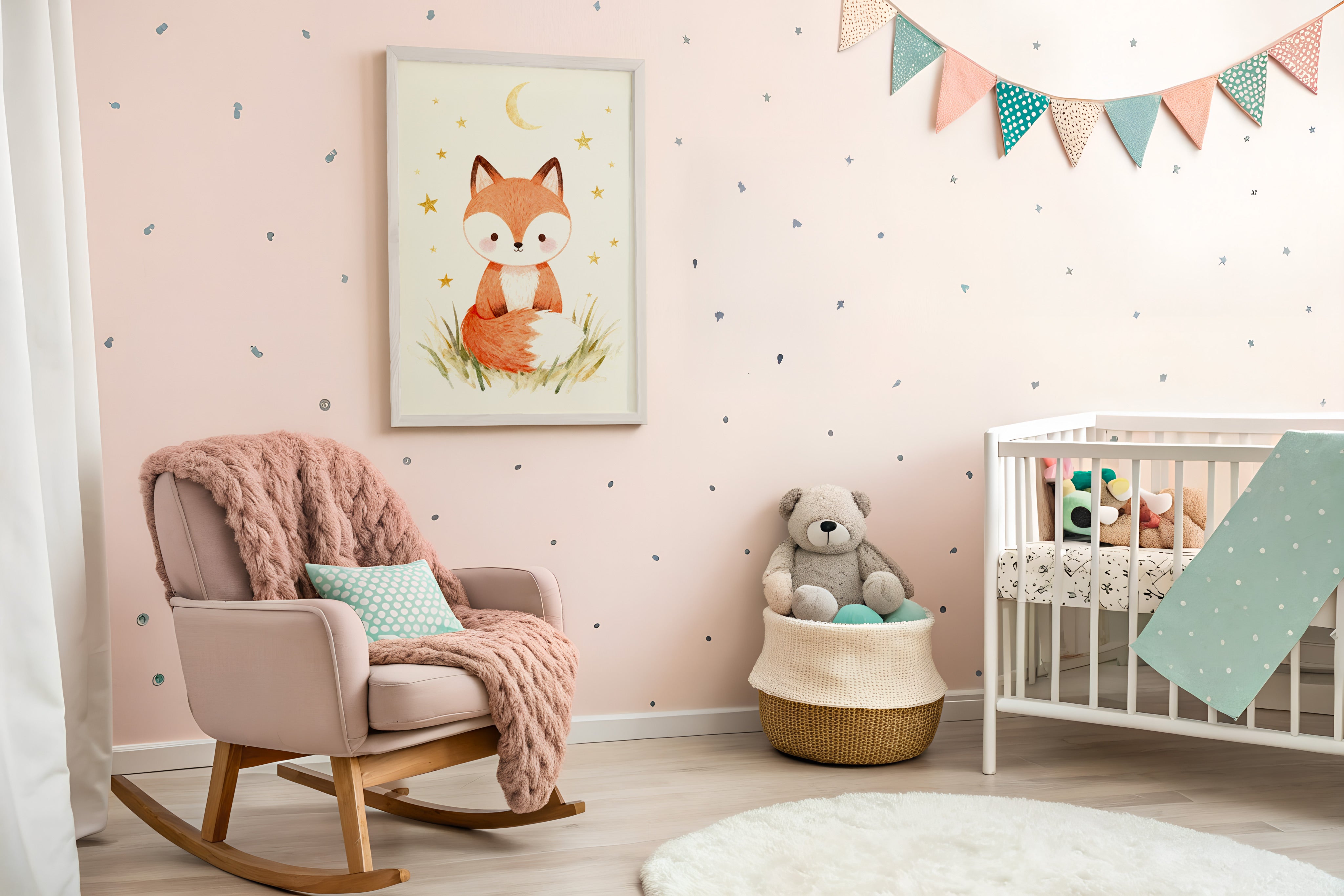 Fuchs Poster – Kinderzimmer Wanddekoration
