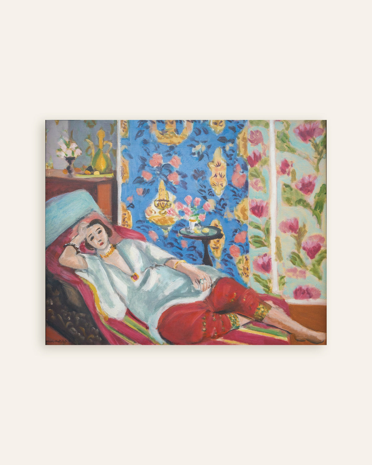 Poster représentant Odalisque aux culottes rouges (1924-1925) de Henri Matisse, vignette