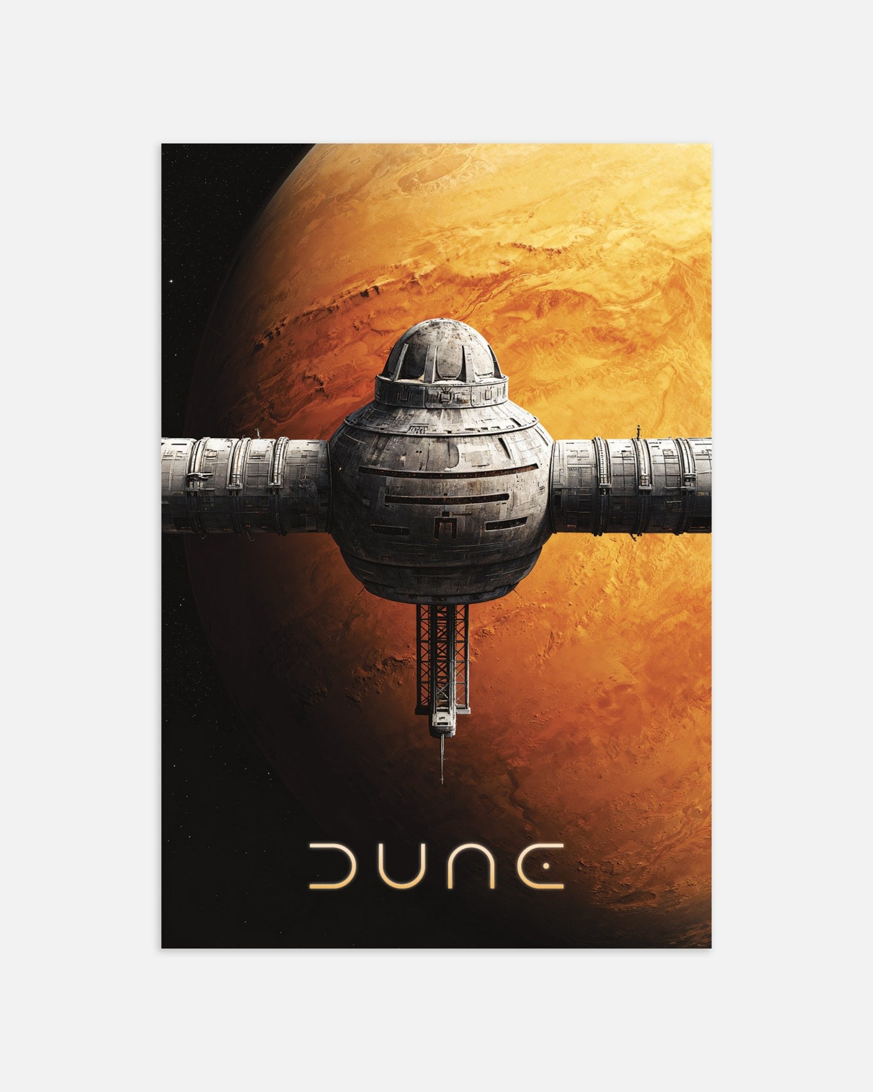 Poster of Orbital Station Poster, Dune, Sci-Fi Planet Art Print, thumbnail