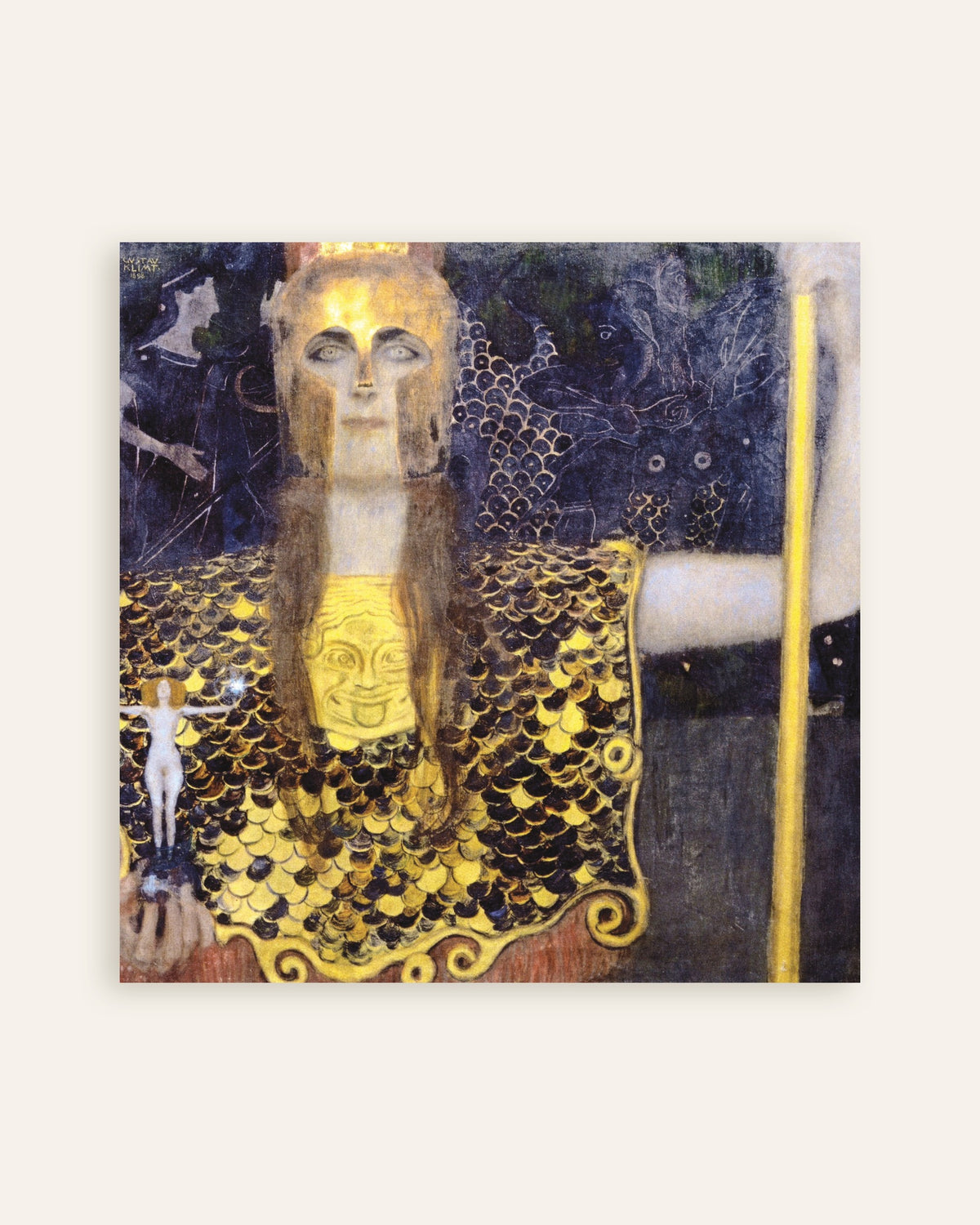 Poster Pallas Athéna (1898), de Gustav Klimt, miniature