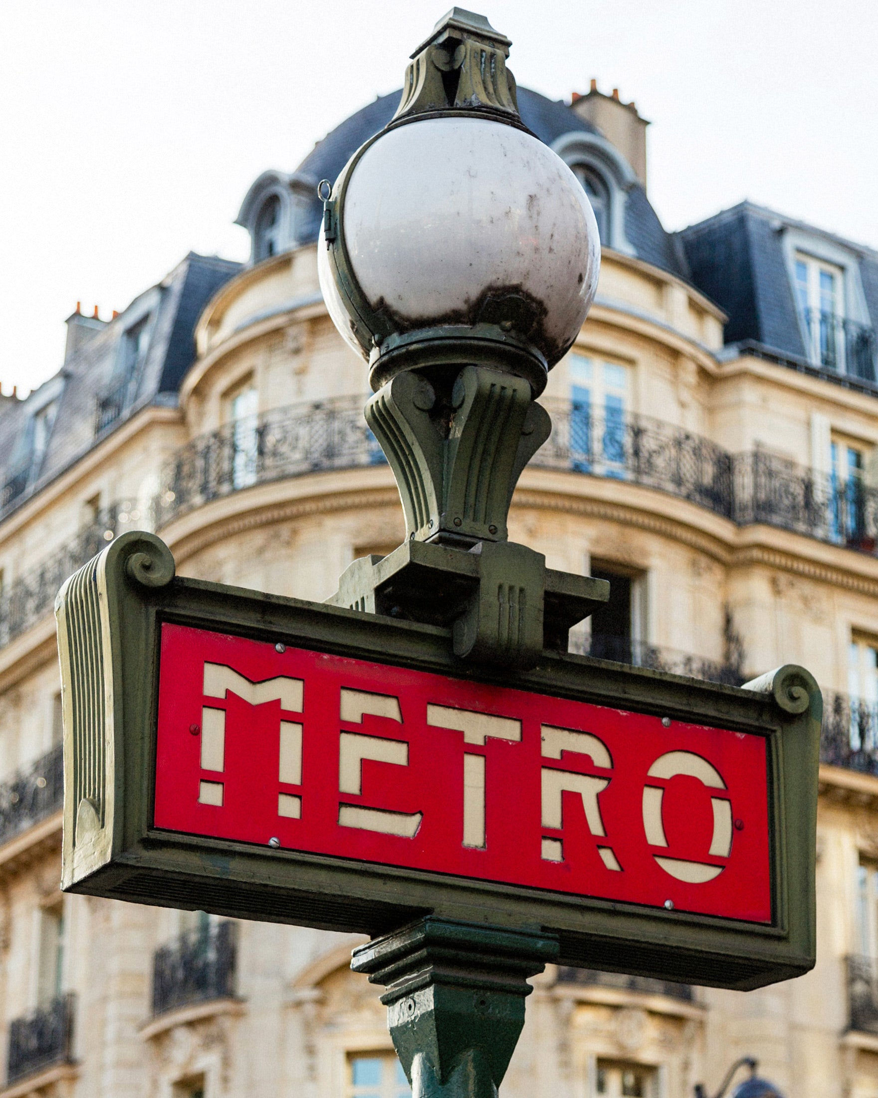 Affiche Paris, signalisation de métro par Hector Guimard