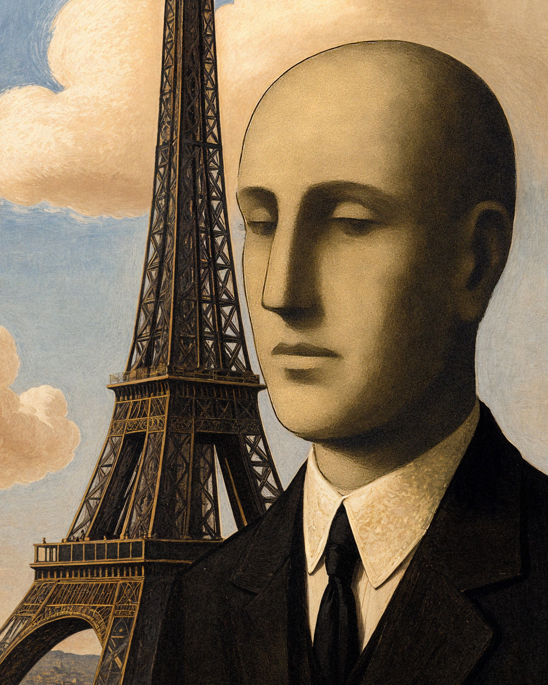 Paris - Surréalisme Steampunk - Affiche