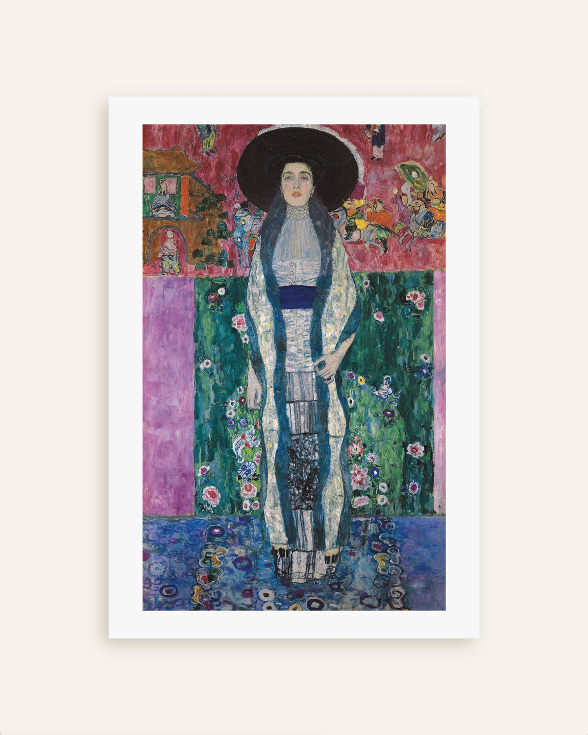 Affiche Portrait d'Adele Bloch-Bauer II (1912) de Gustav Klimt, miniature