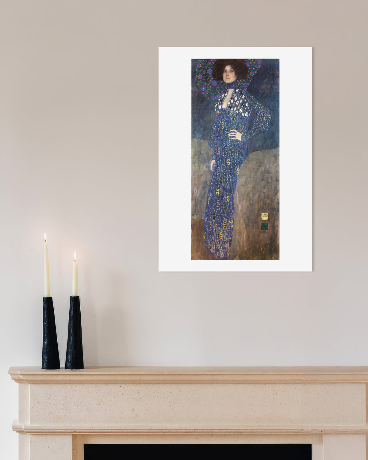 Poster Bildnis Emilie Flöge (1902) von Gustav Klimt
