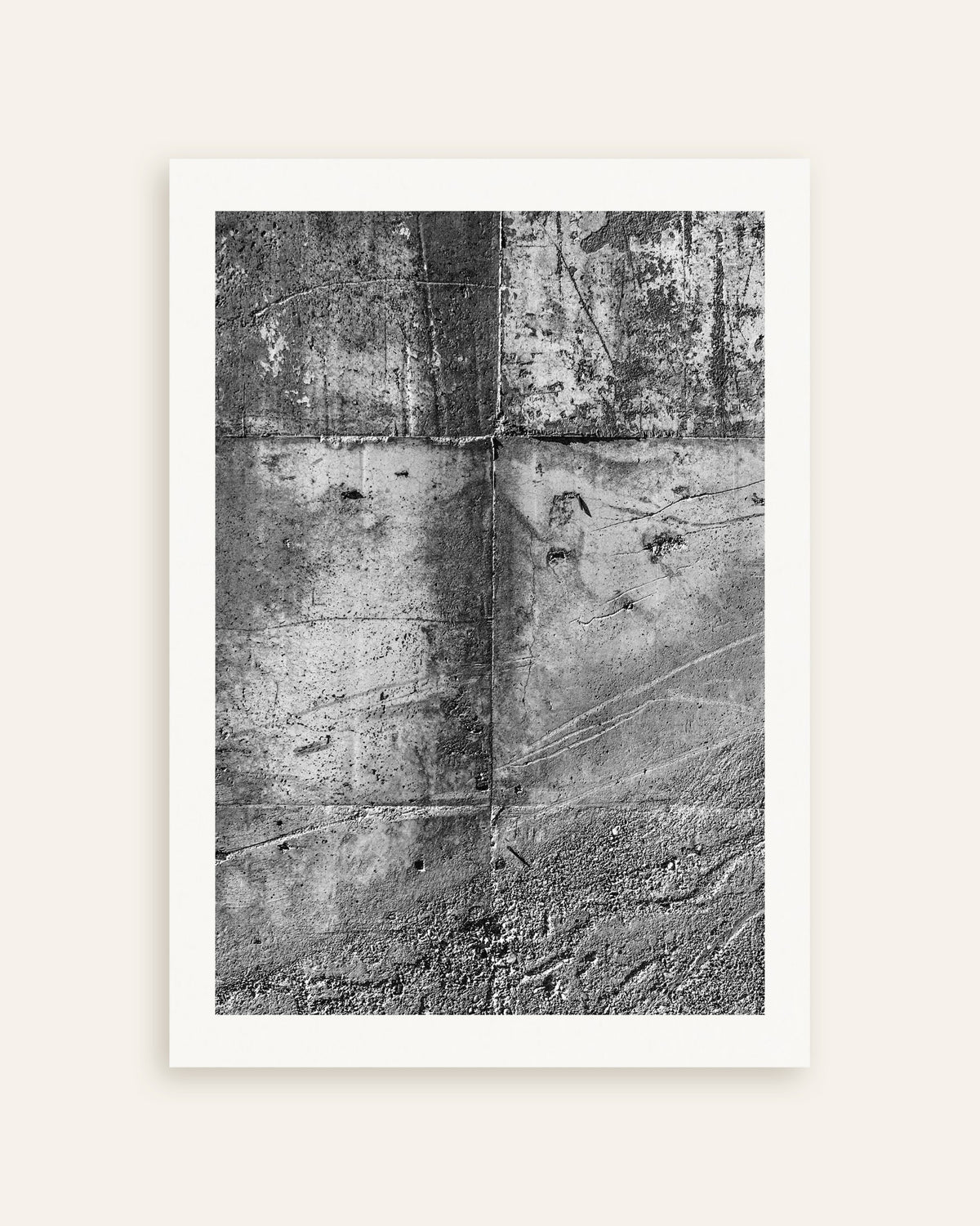 Poster «Texture di parete in cemento grezzo», miniatura
