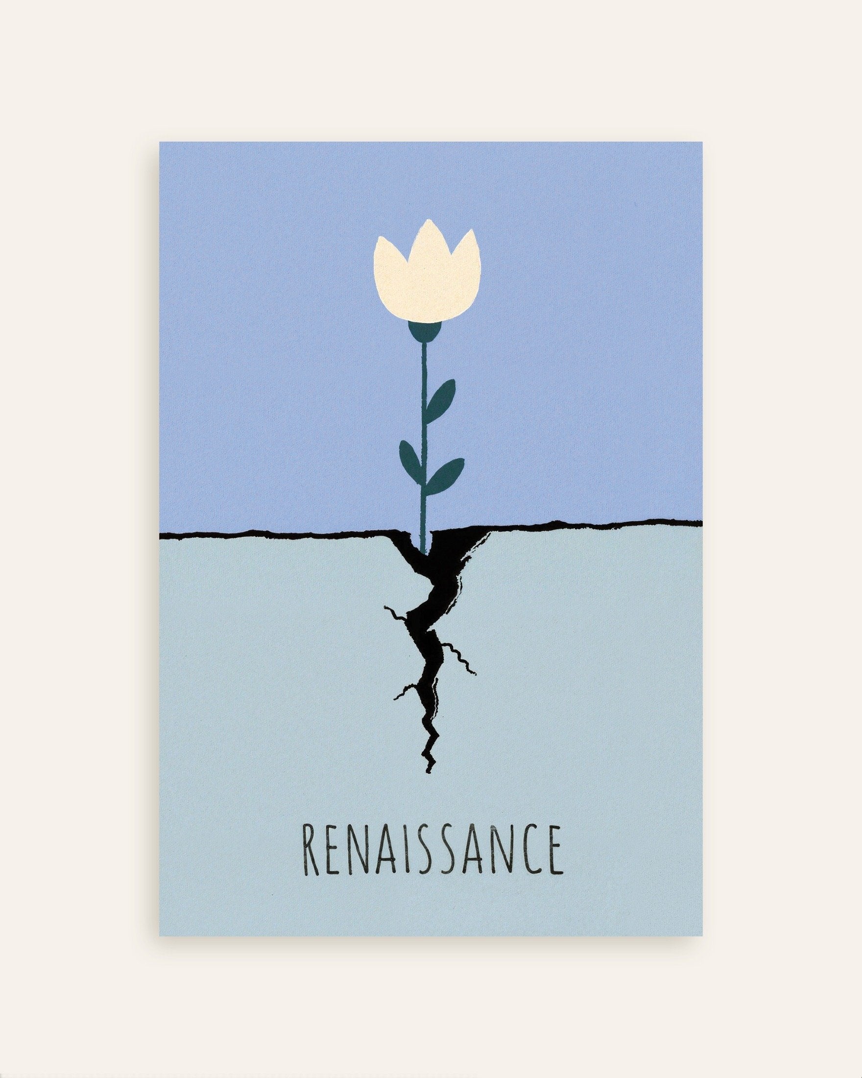 Poster of Renaissance Bloom: Flower Through the Crack, thumbnail
