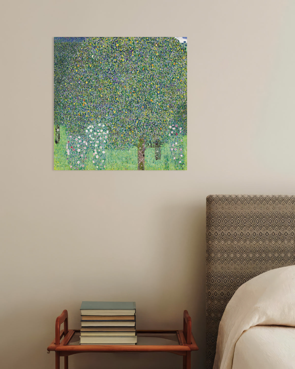 Poster Rosen unter Bäumen (1905) von Gustav Klimt