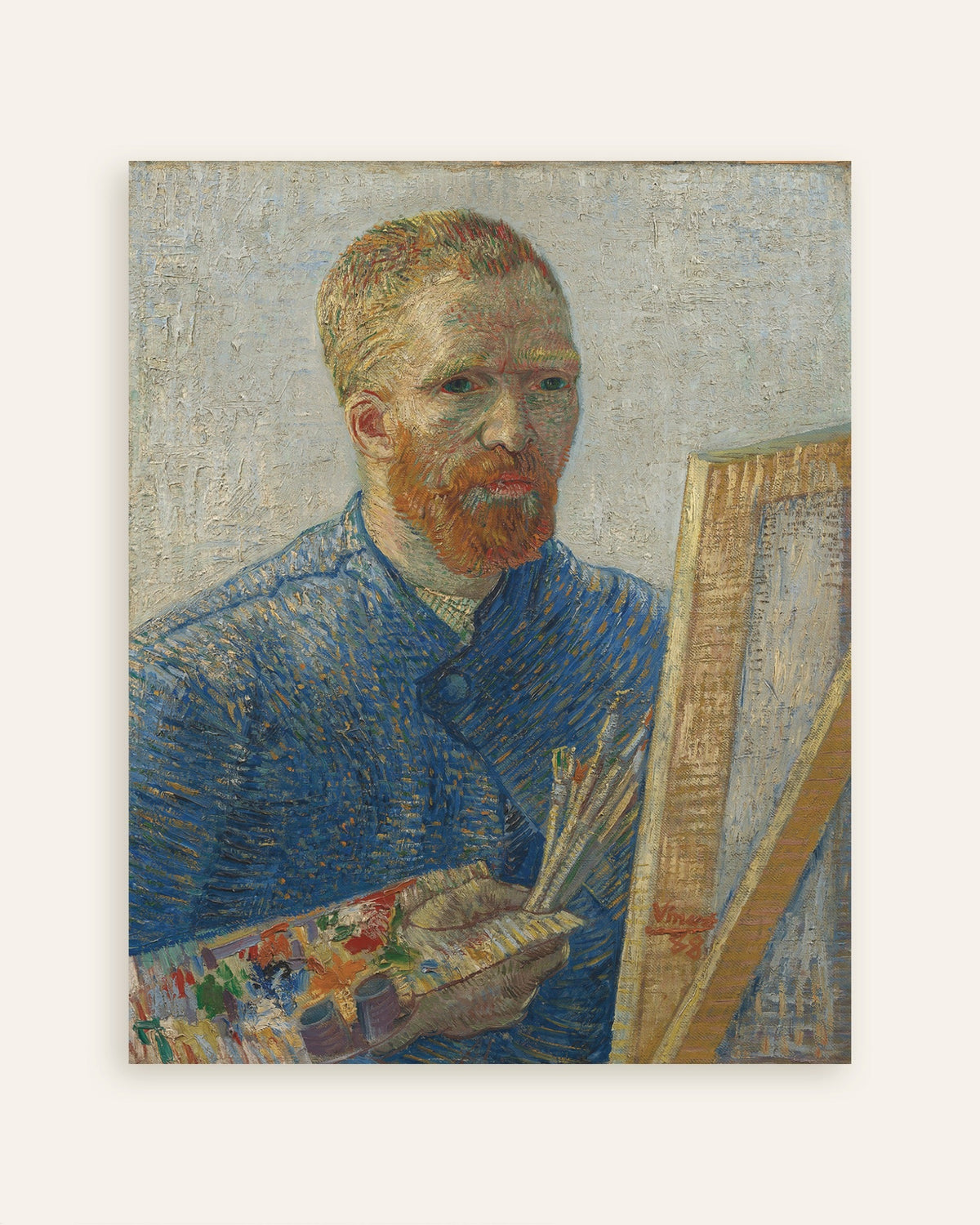 Poster Autoportrait en peintre (1888) de Vincent van Gogh, vignette