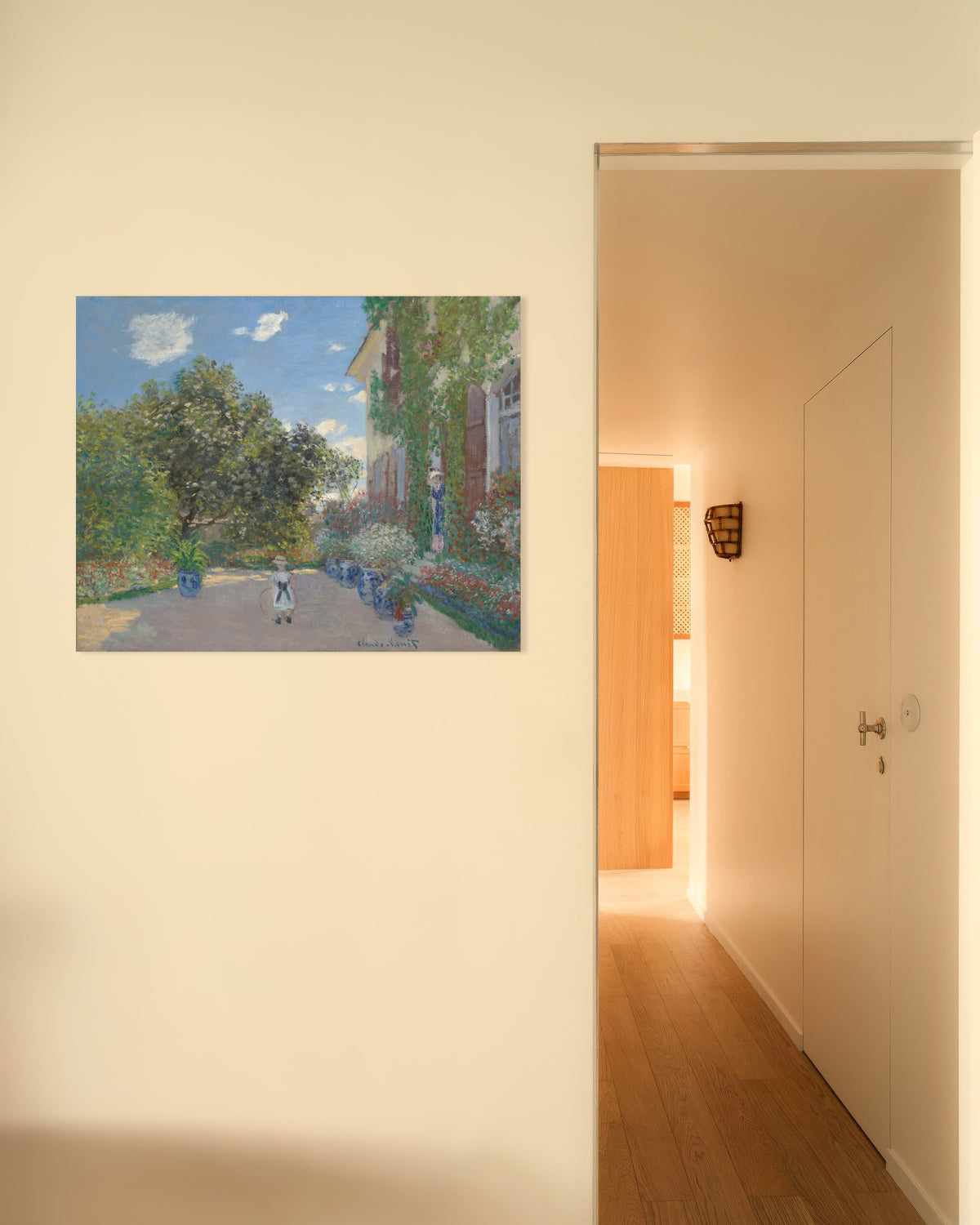 Poster Das Haus des Künstlers in Argenteuil (1873) von Claude Monet