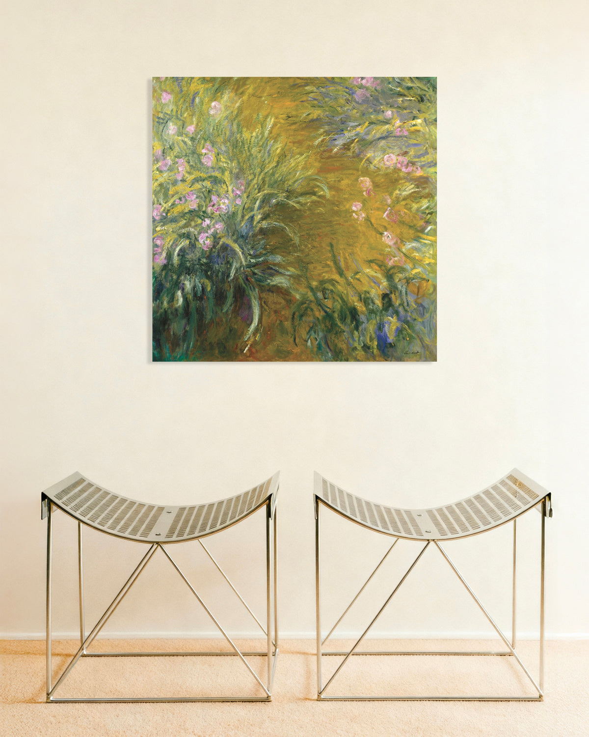 Affiche L'Allée des iris (1914–1917) de Claude Monet