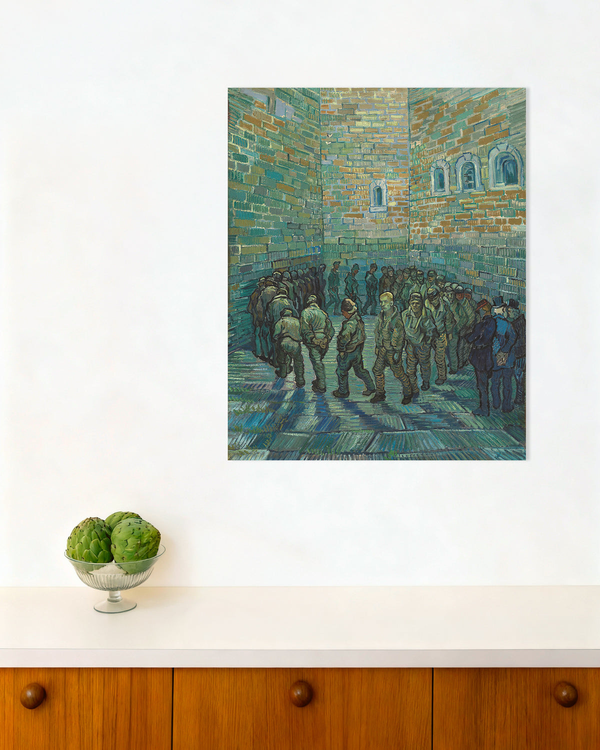 Poster de Il cortile della prigione, da Doré (1890) di Vincent van Gogh