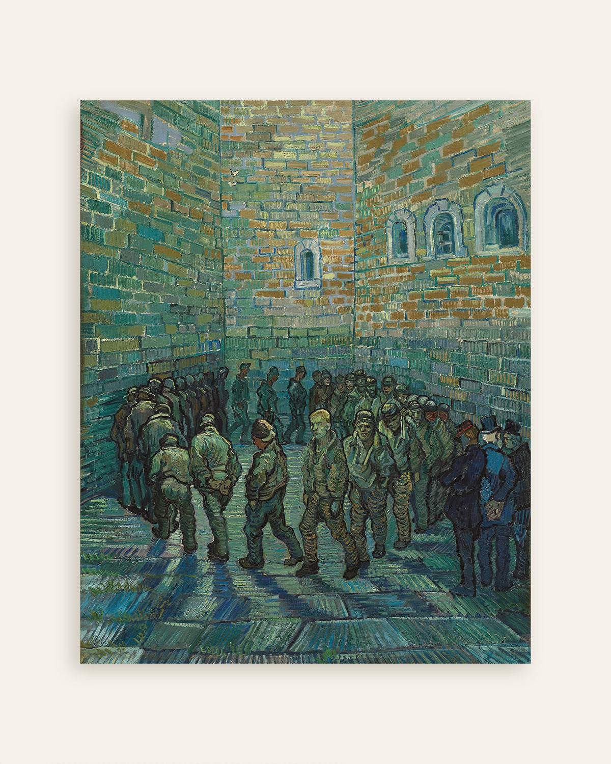 Poster Der Gefängnishof, nach Doré (1890) von Vincent van Gogh, als Miniaturansicht