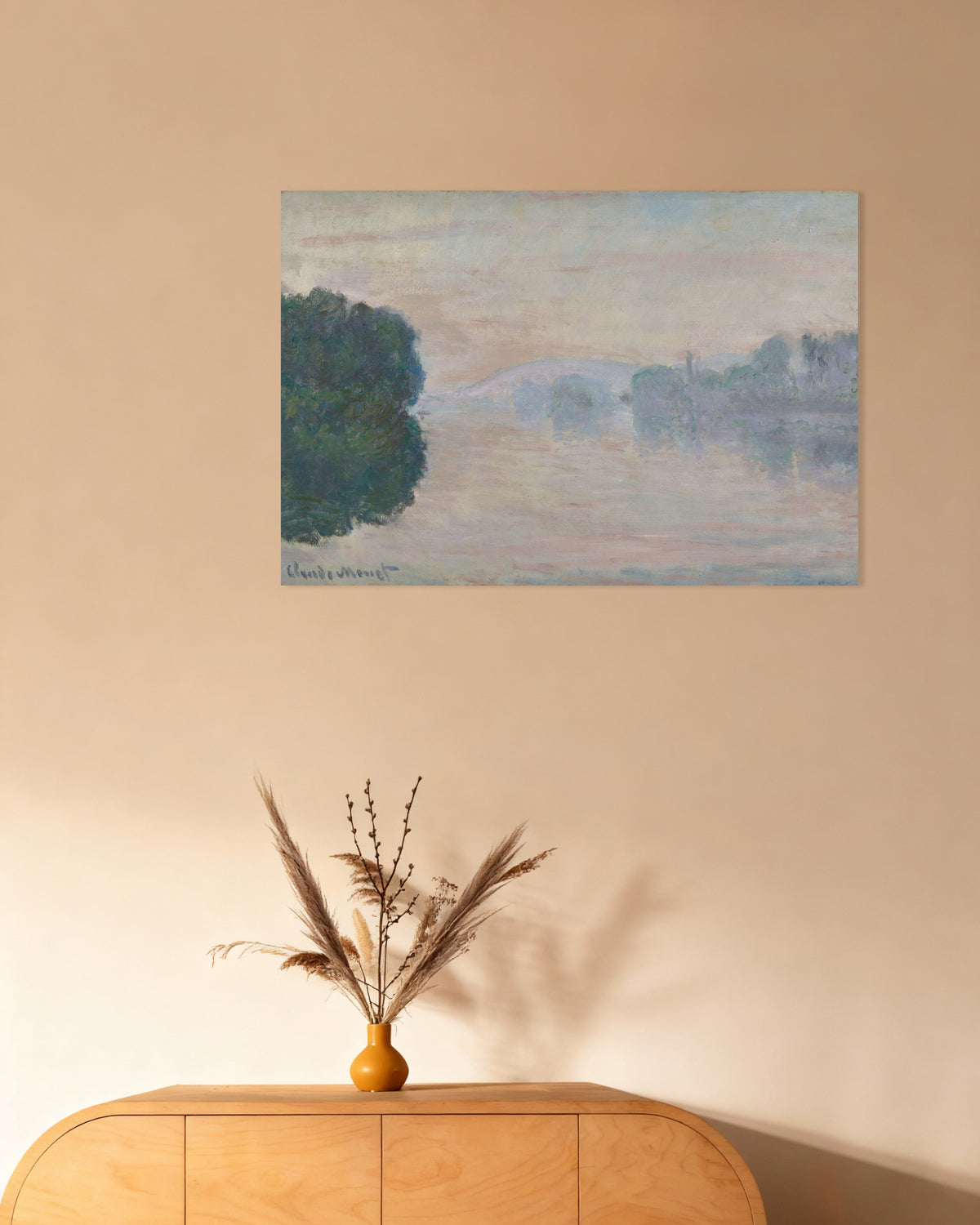 Affiche La Seine dans la brume (1894) de Claude Monet