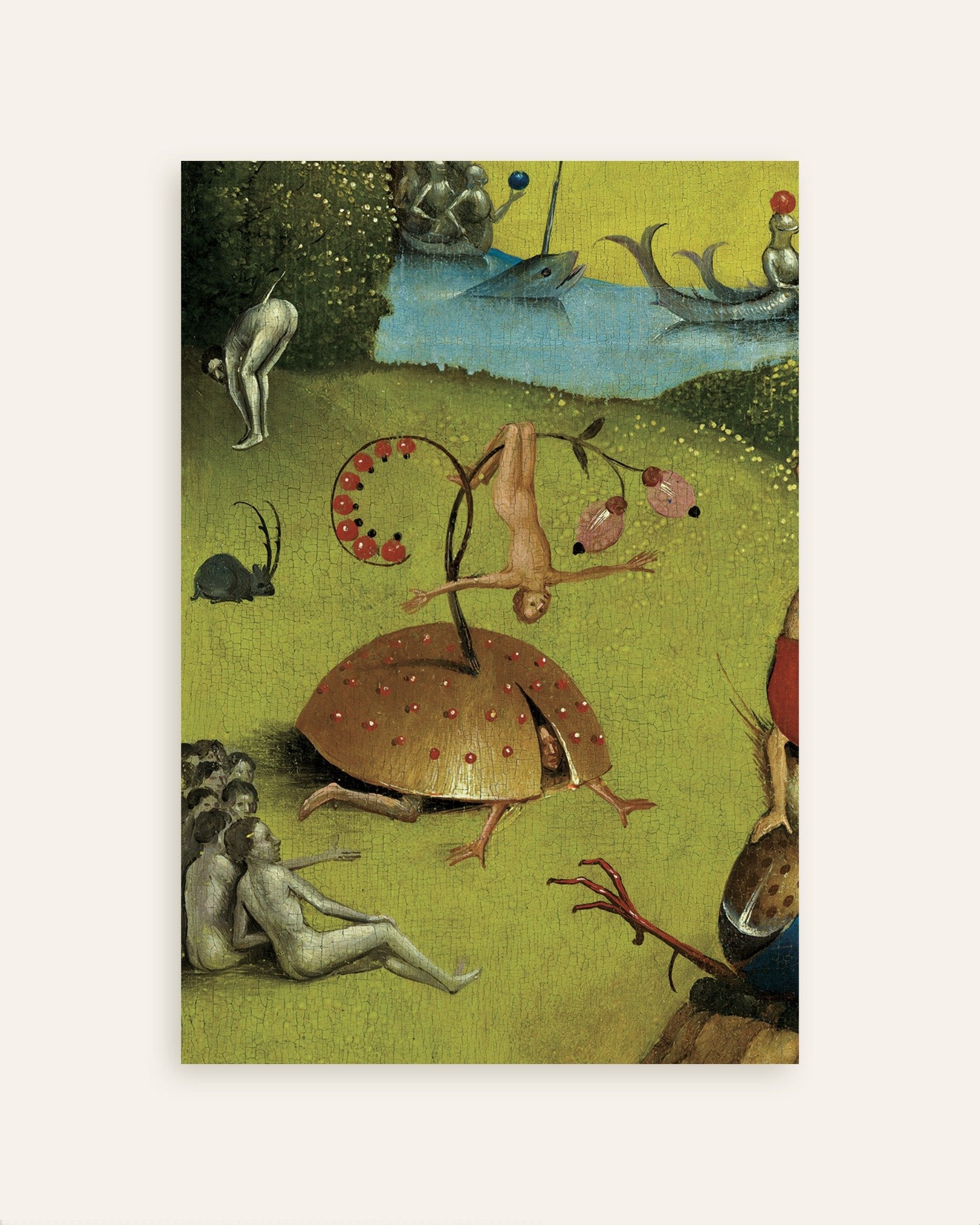 Poster of The shell and the acrobat - Detail from The Garden of Earthly Delights, thumbnail