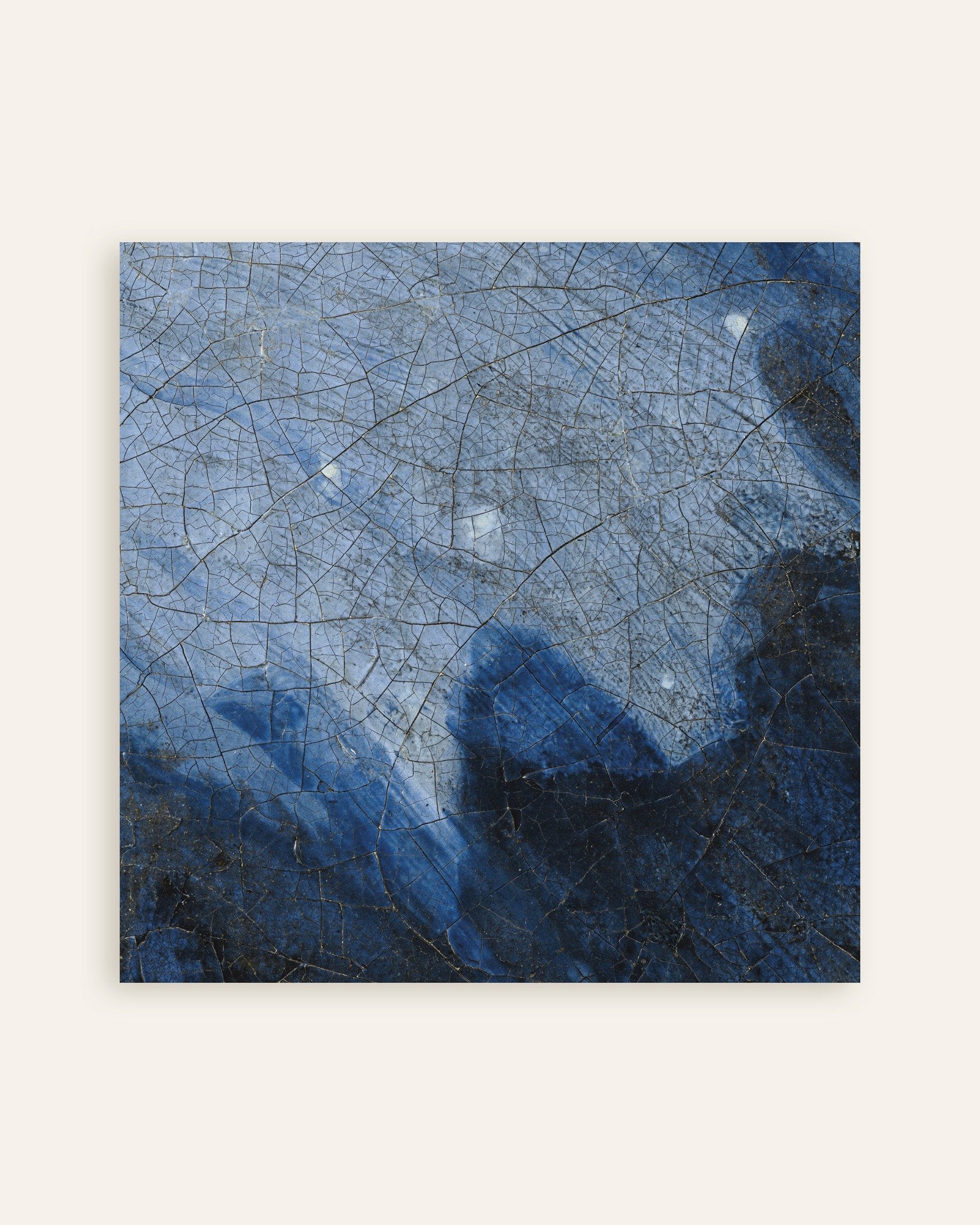 Poster of The Turban: Vermeer Ultramarine Detail Poster, thumbnail