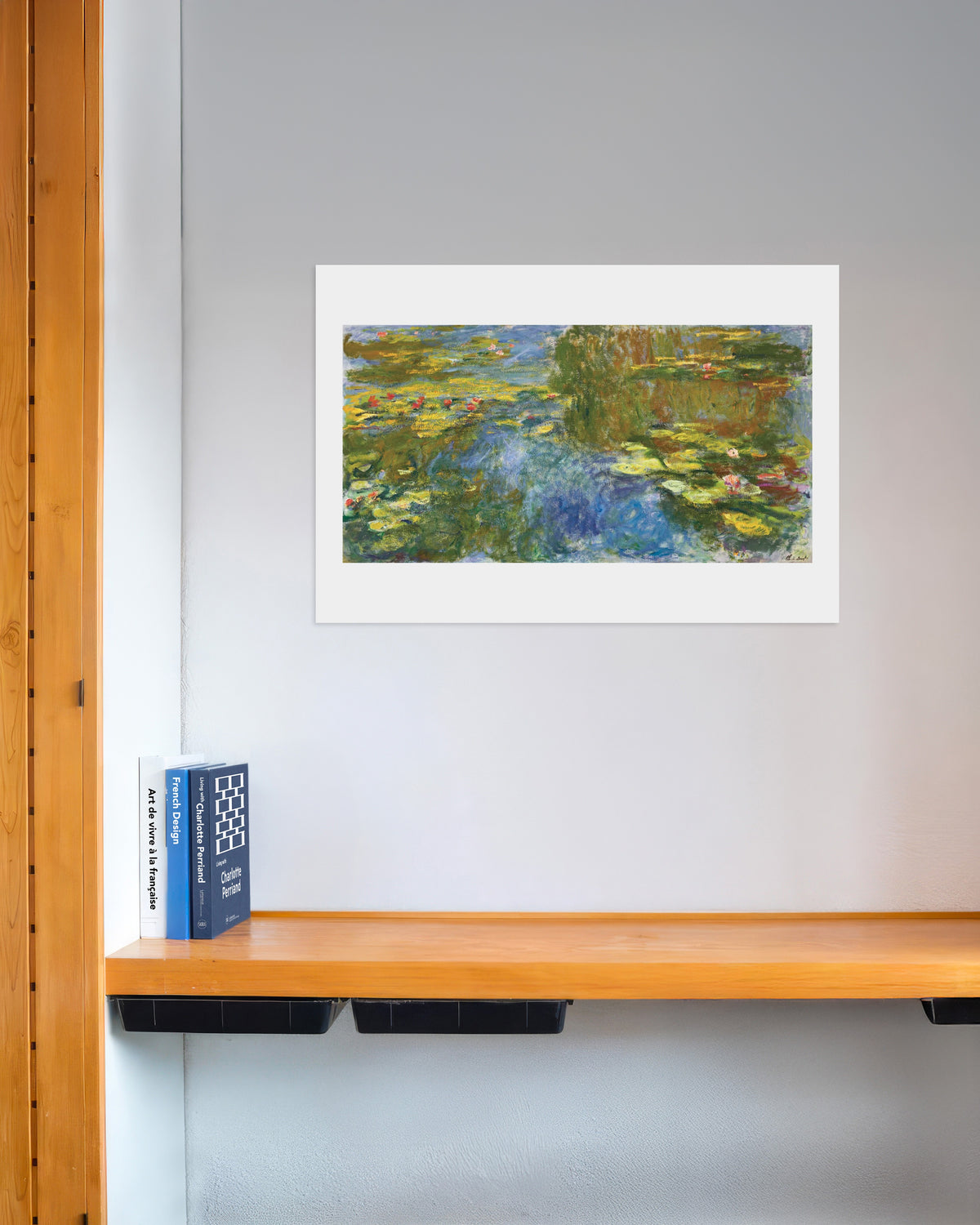 Poster Der Seerosenteich (um 1917–1919) von Claude Monet