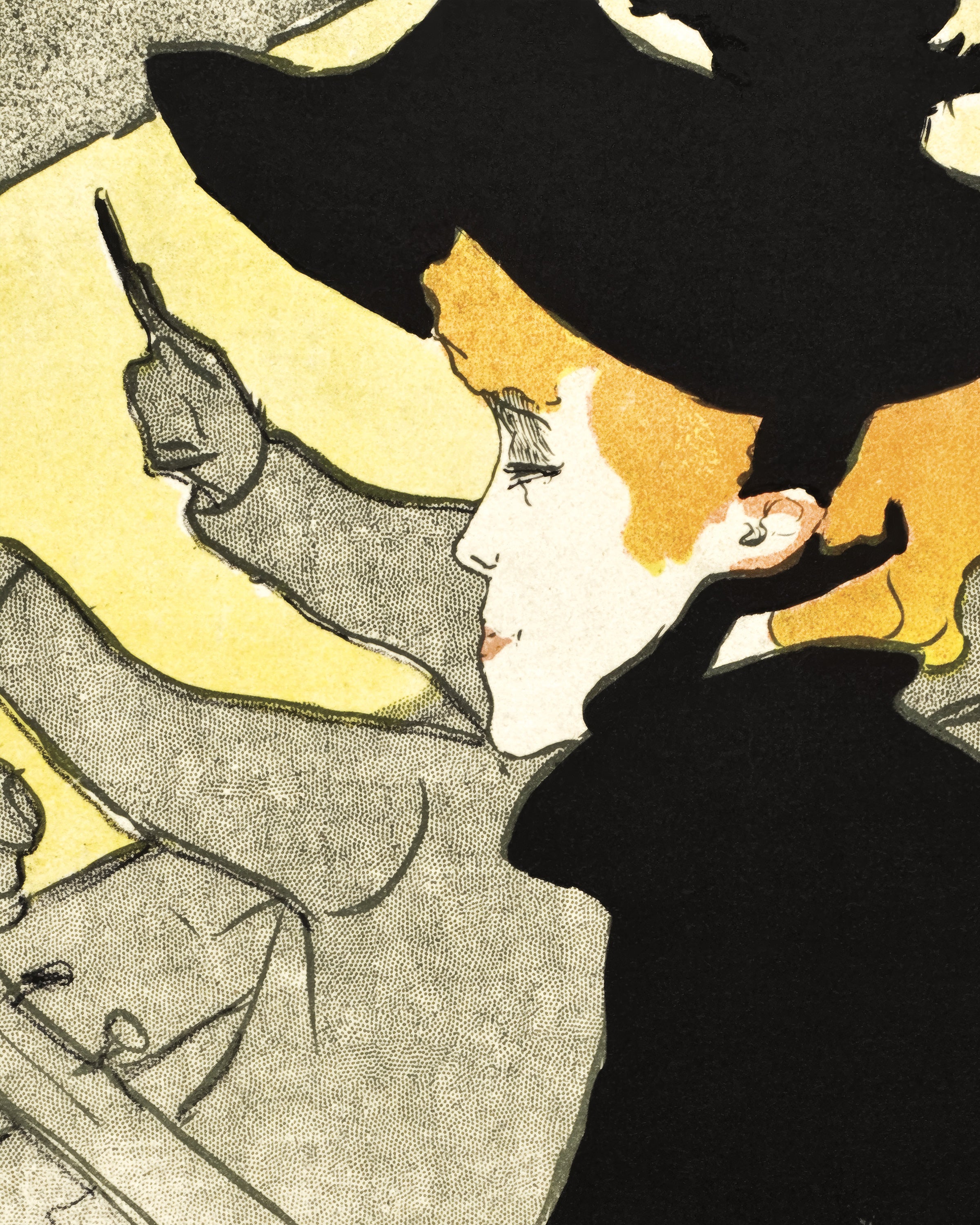 Divan Japonais (ca. 1892–1893) di Henri de Toulouse-Lautrec Poster
