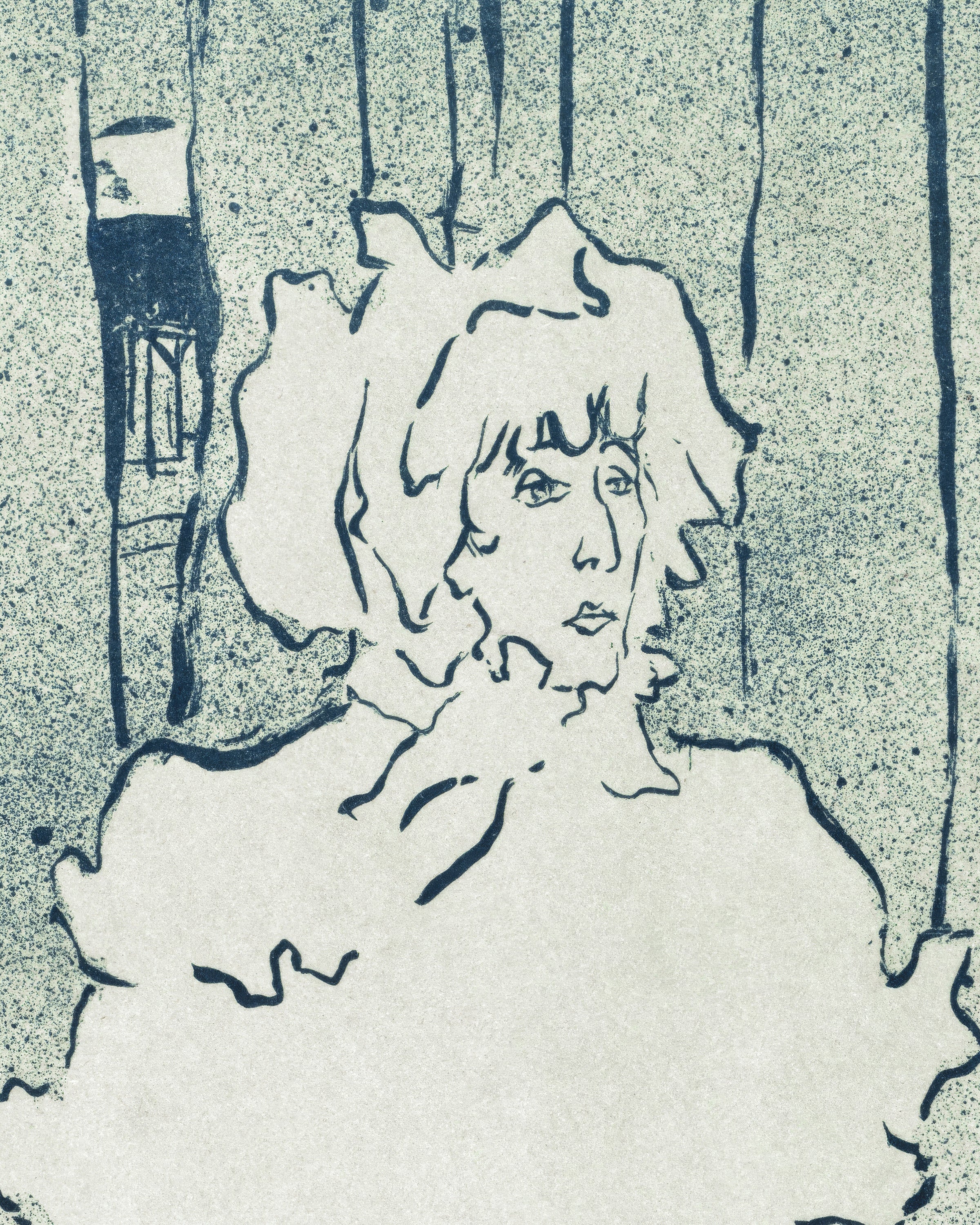 Die Chatelaine oder das Tocsin (1895) von Henri de Toulouse-Lautrec Poster