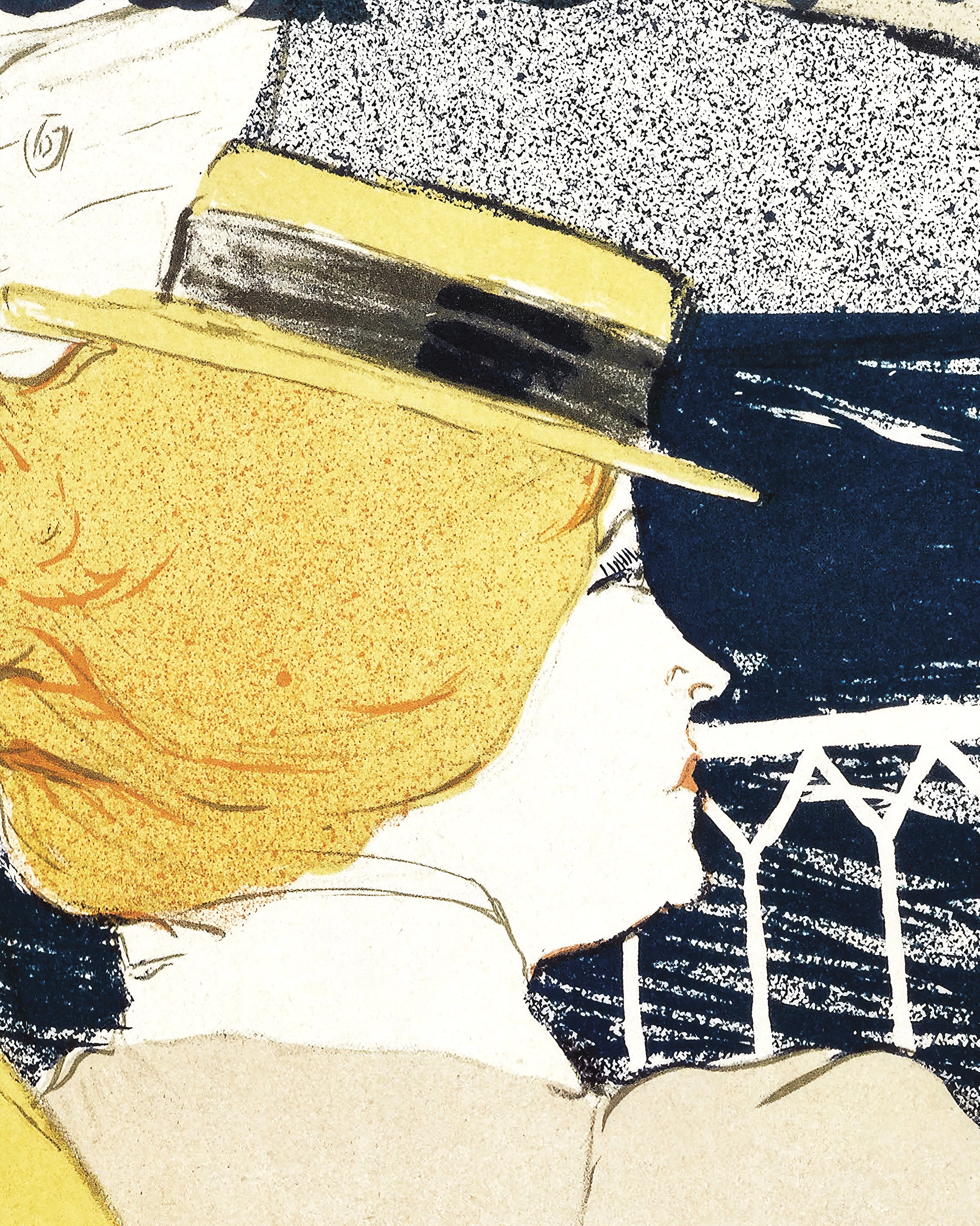 Salon des Cent, poster (1896) di Henri de Toulouse-Lautrec