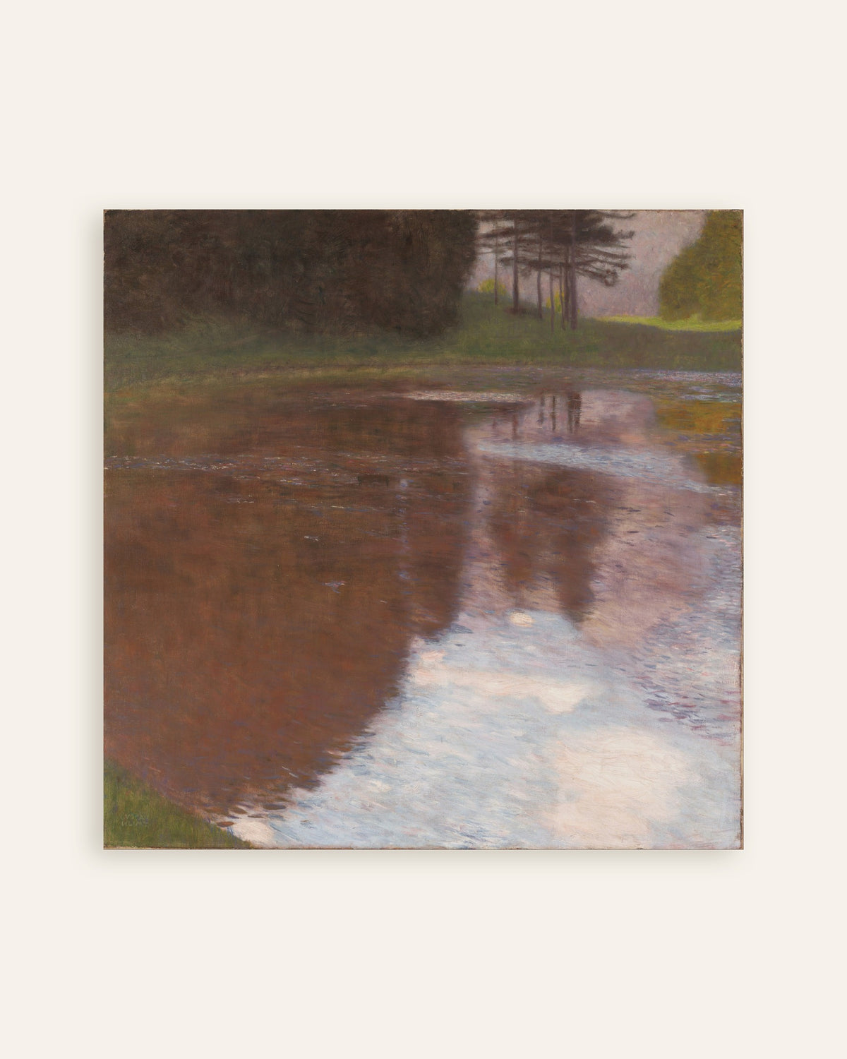 Poster Stagno tranquillo (1899) di Gustav Klimt, miniatura